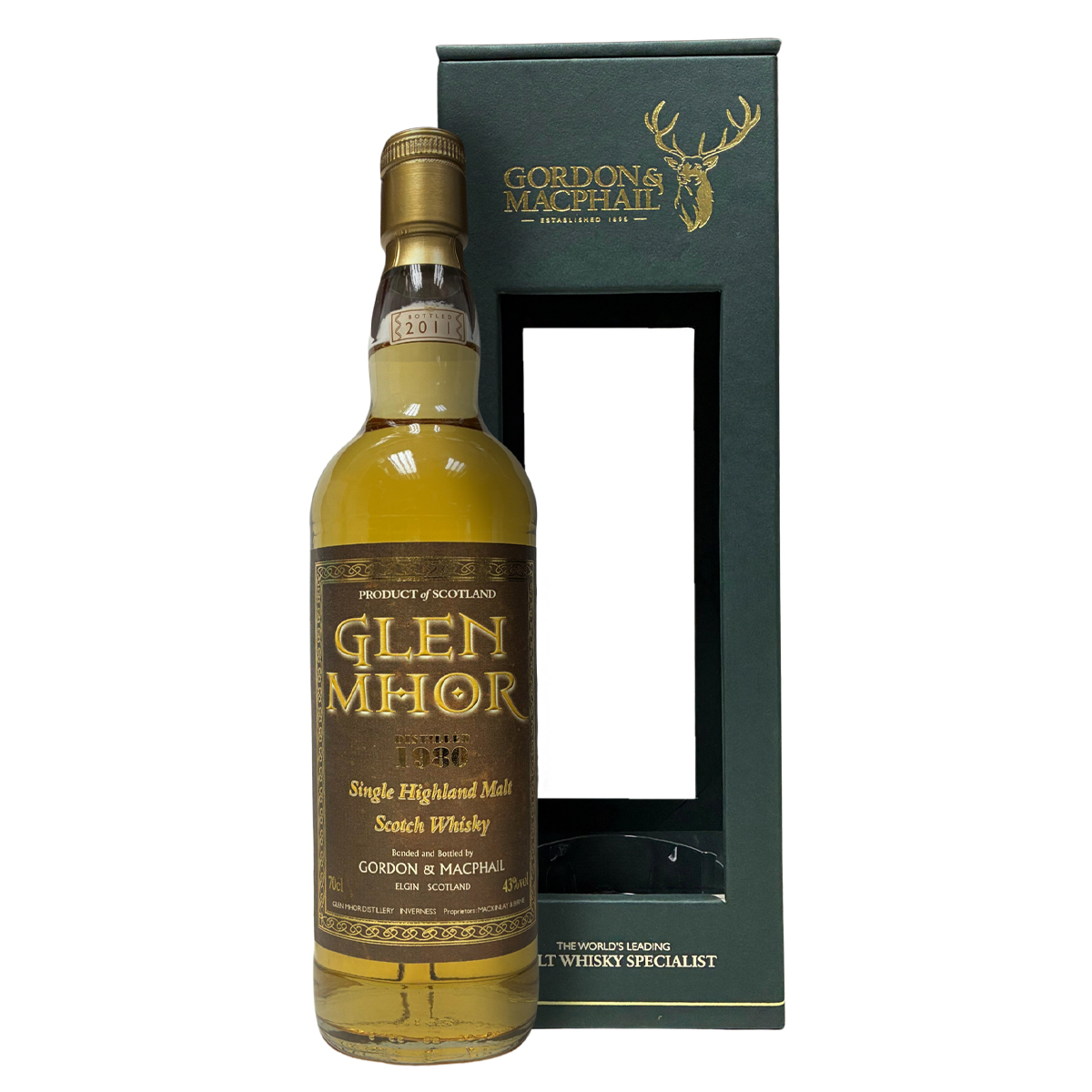 Gordon & Macphail Rare Vintage Glen Mhor 1980 Refill Sherry Butts 43%