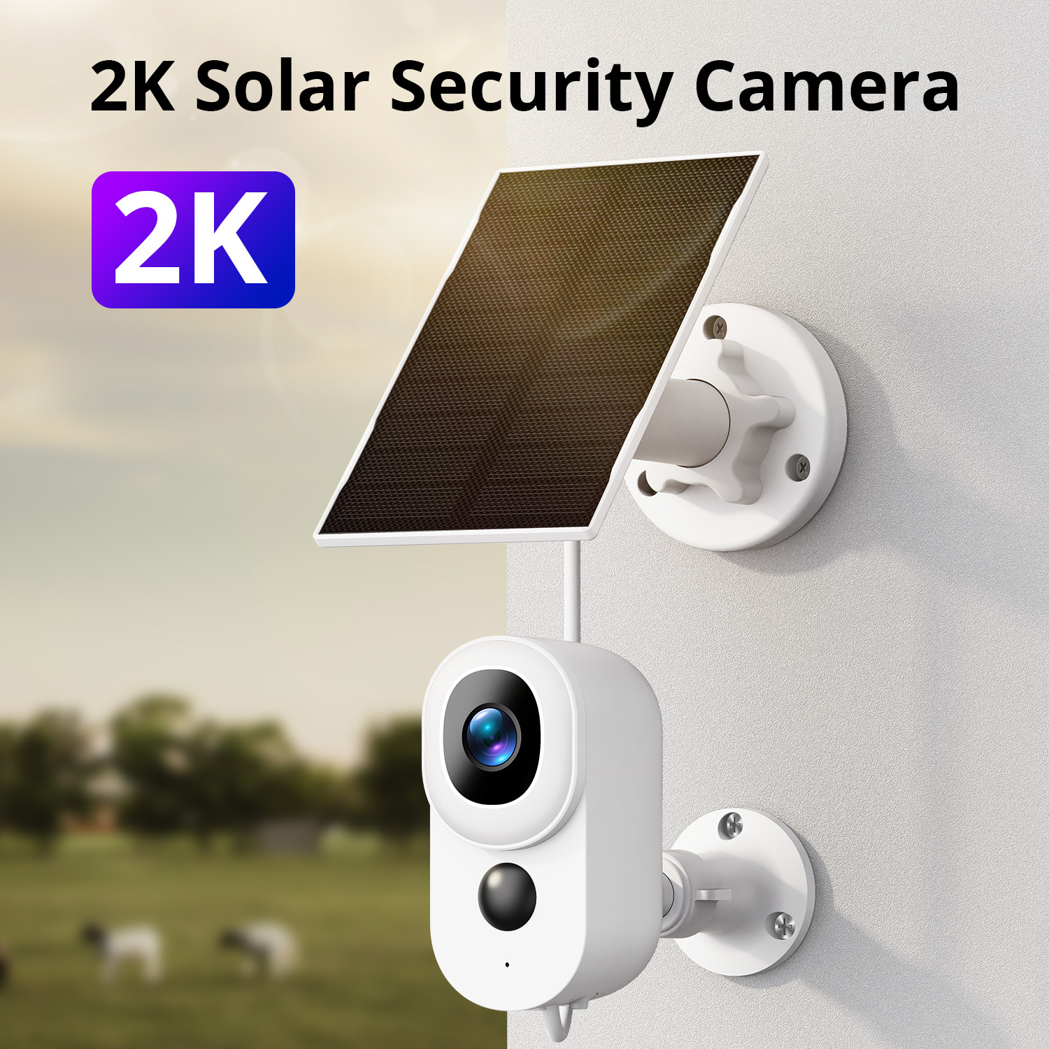 Botslab - C203 2K太陽能供電攝影機 廣角+AI特寫雙畫面