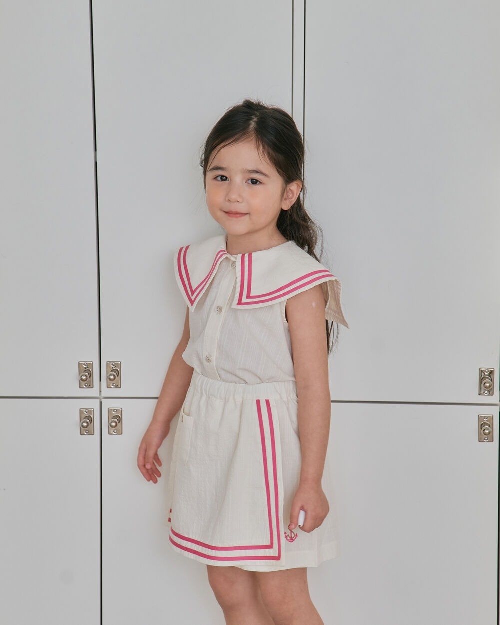 [7月第三週出貨]-Mild 水手套裝｜奶油色