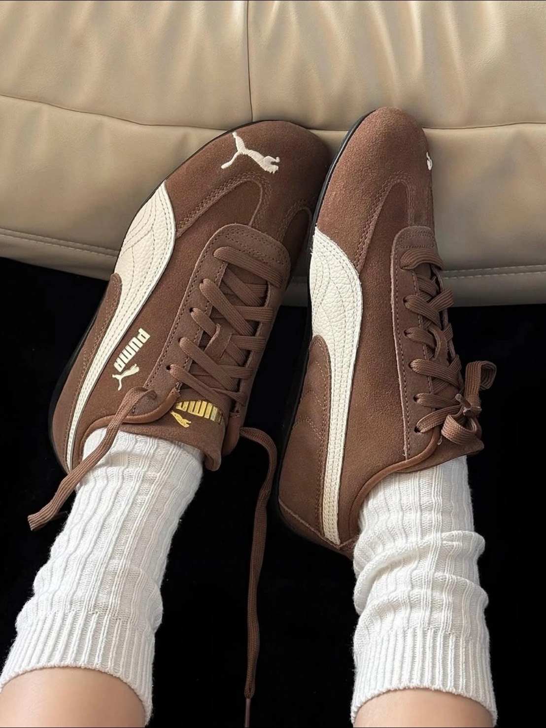 PUMA SPEEDCAT 系列 棕色賽車鞋