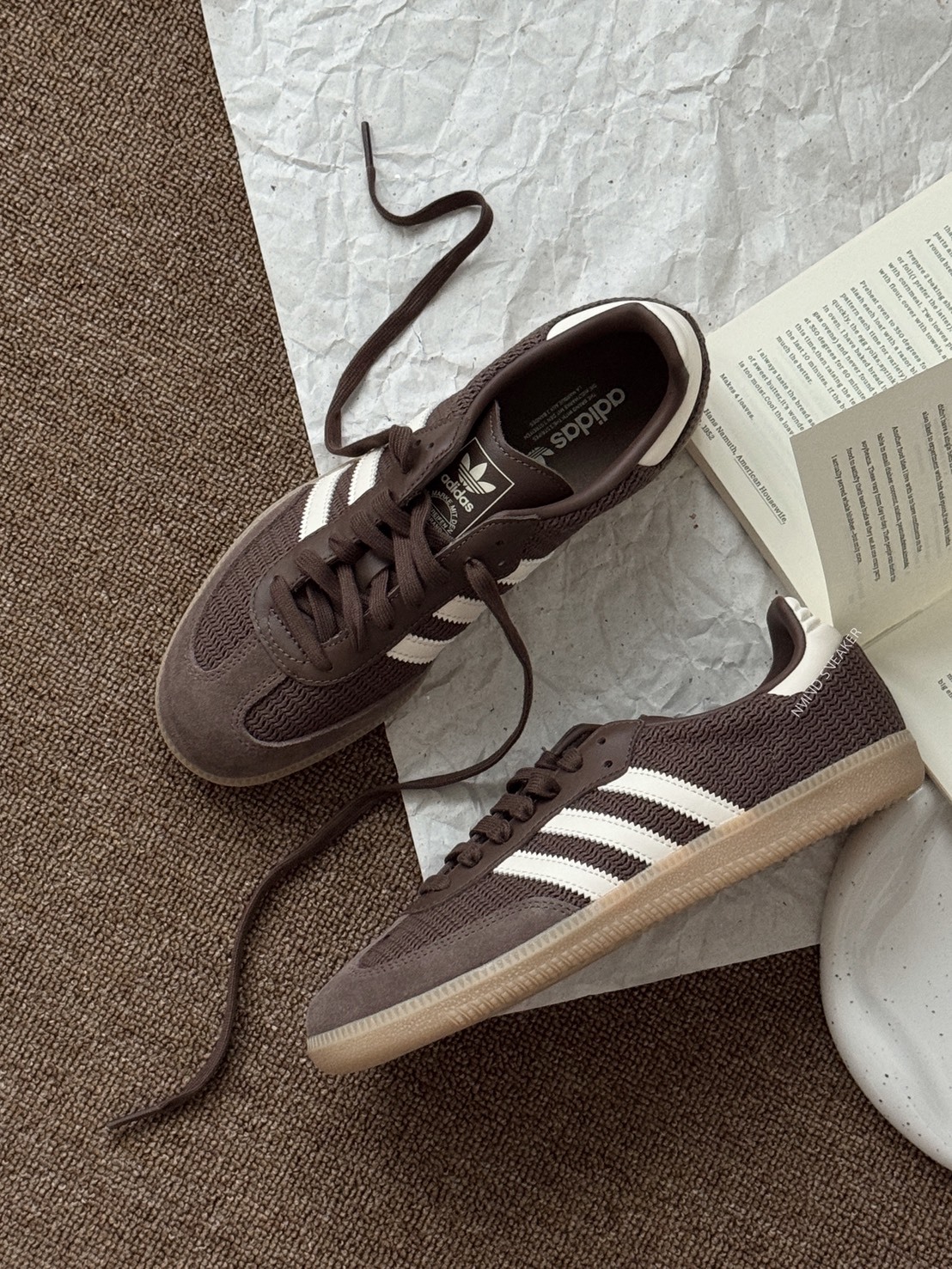 <快速出貨> Adidas Samba OG 華夫格可可棕 焦糖底