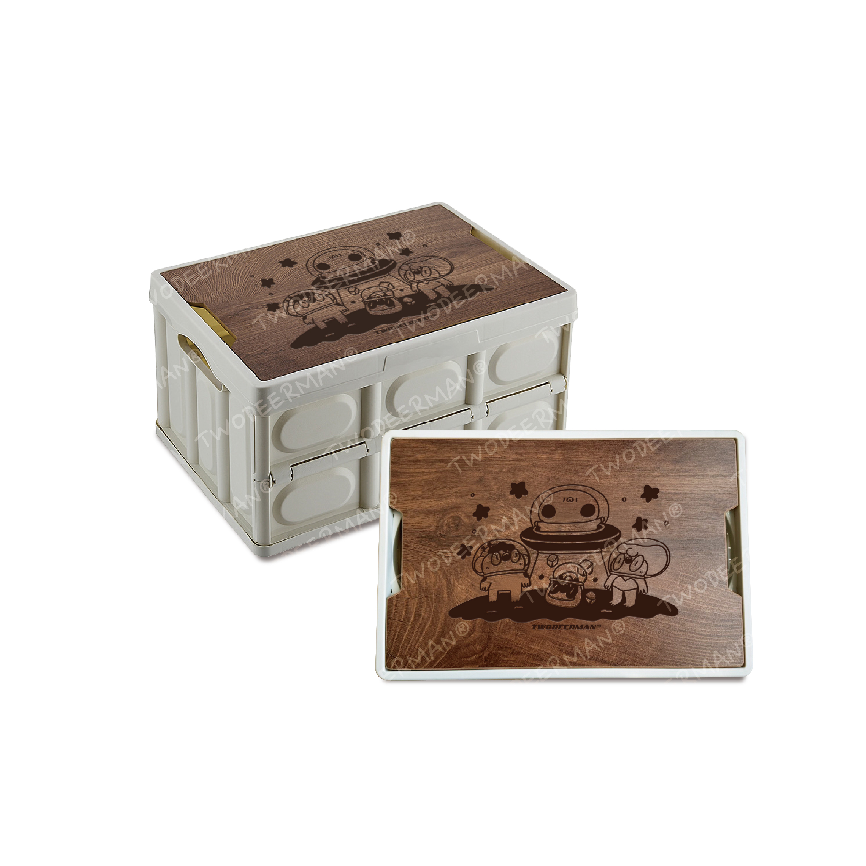 宇宙物資摺疊收納箱