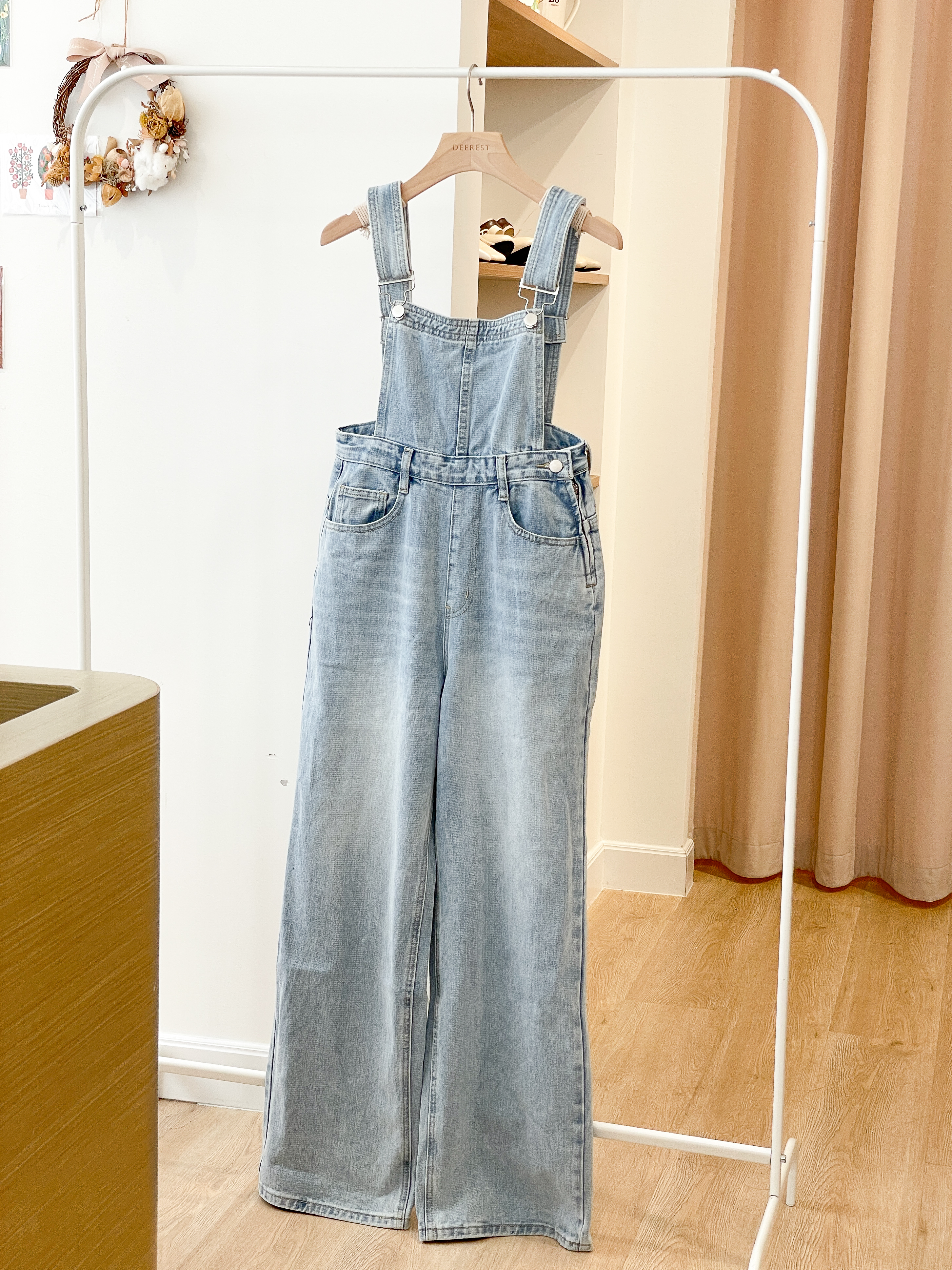 OP648 Denim Work Overalls