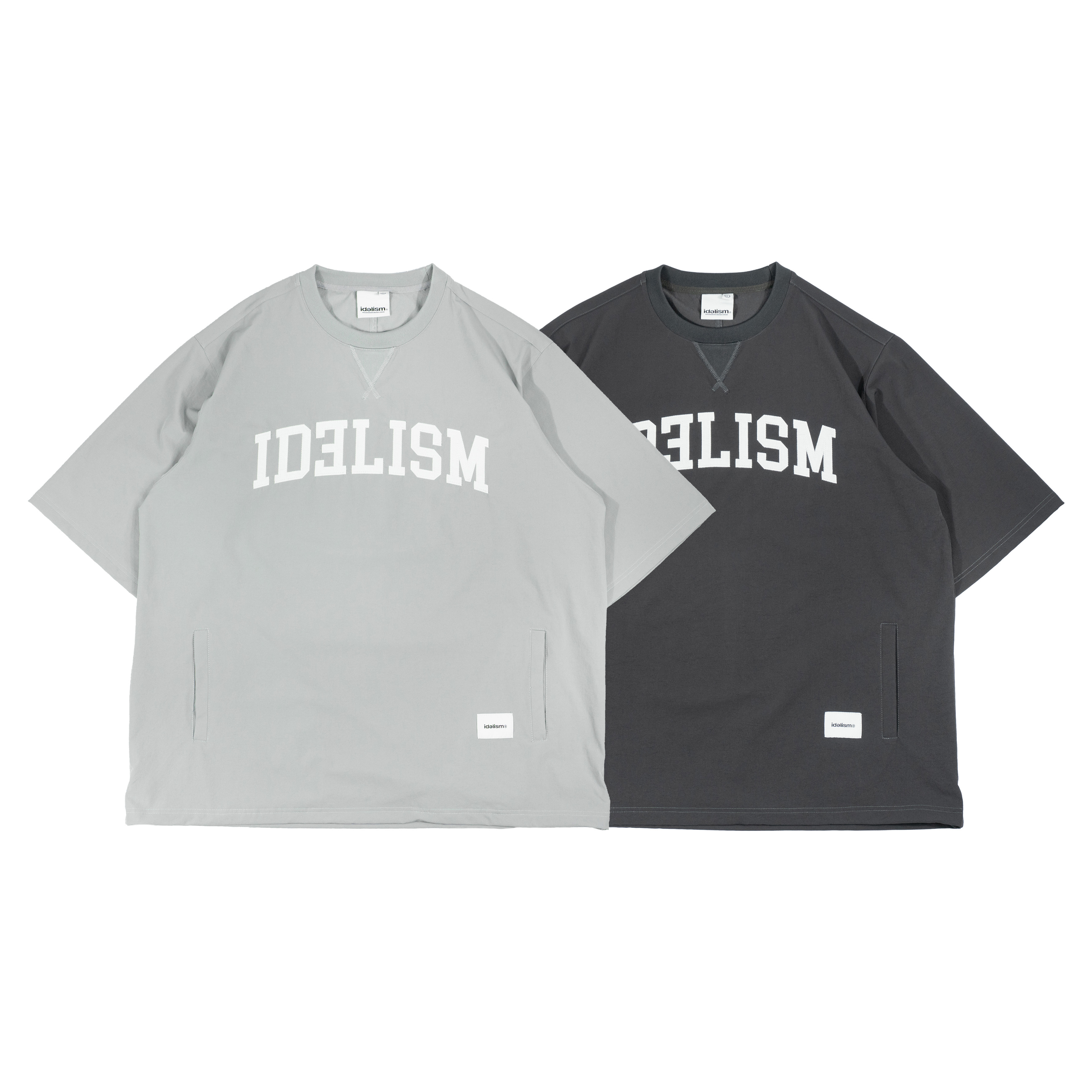 idealism｜ID25015 – Poly Tee (Dark Gray/Gray)