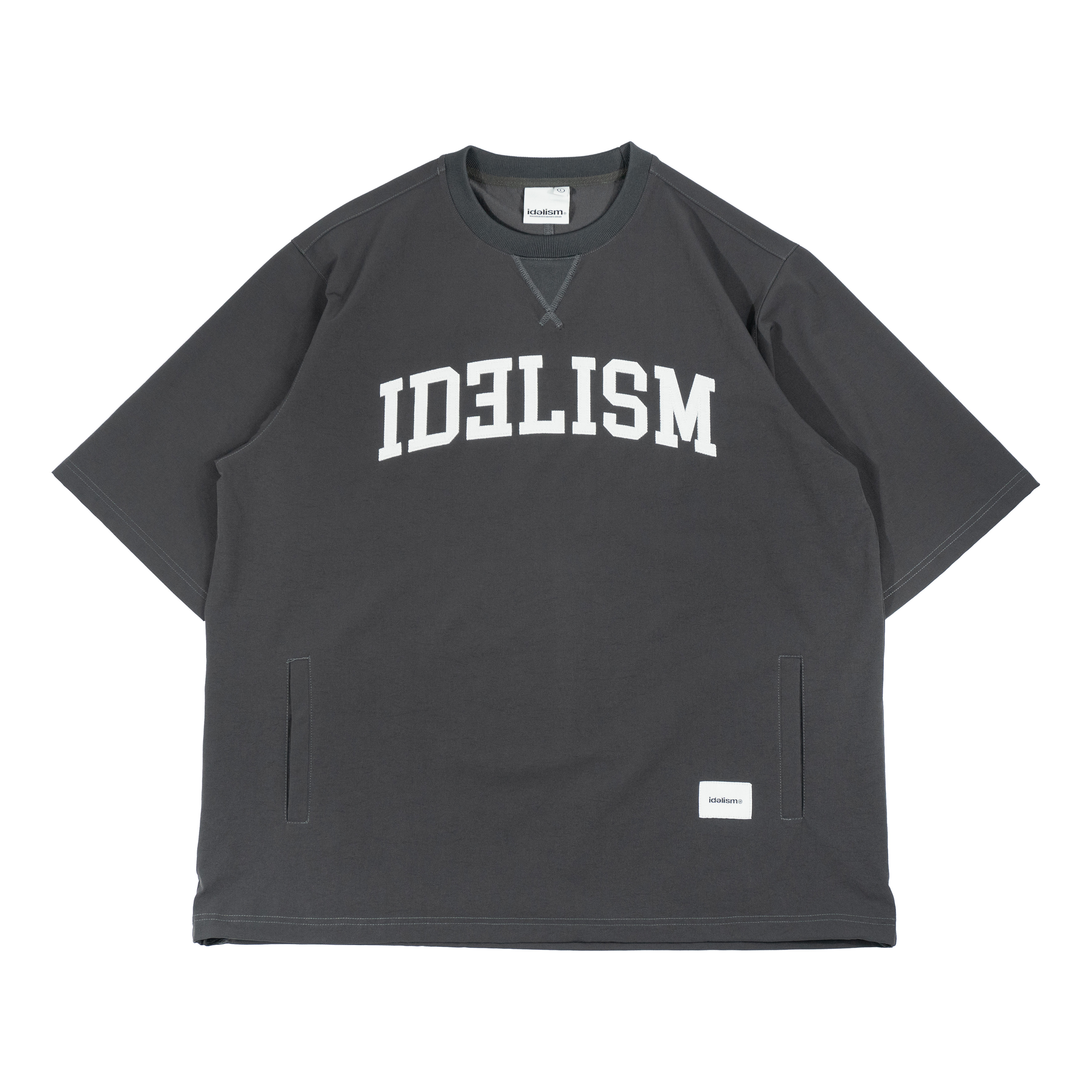 idealism｜ID25015 – Poly Tee (Dark Gray/Gray)