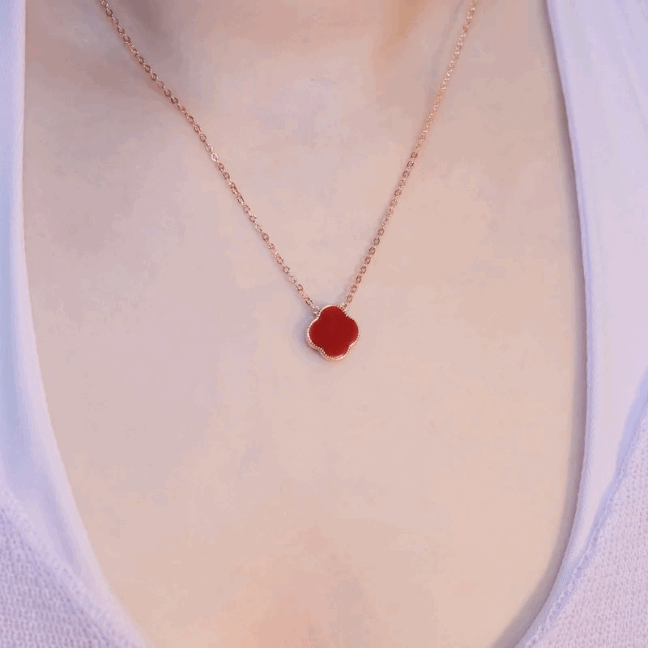 | 925純銀・厚鍍玫瑰金 | 幸福昇華項鍊3.0(雙面可戴) | NE1417 |