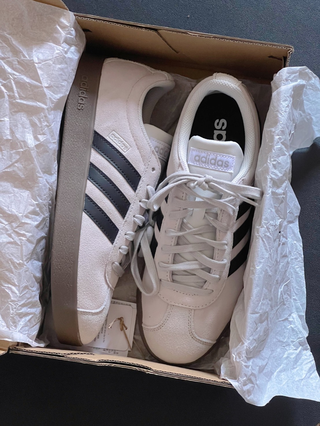 ADIDAS NEO VL COURT 2.0 白灰銀德訓鞋