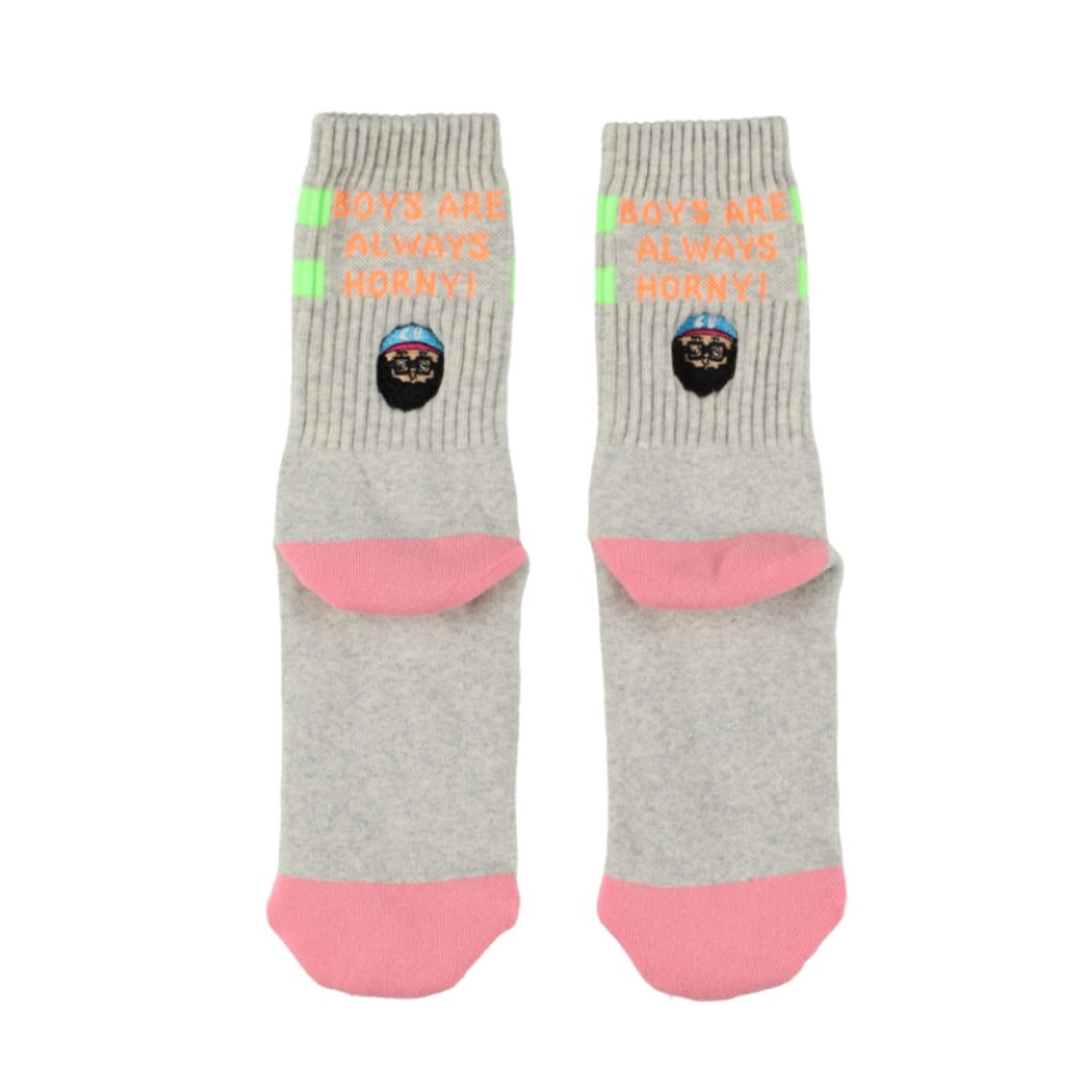 日本ChiBee 棉襪 BOYS ARE ALWAYS HORNY!