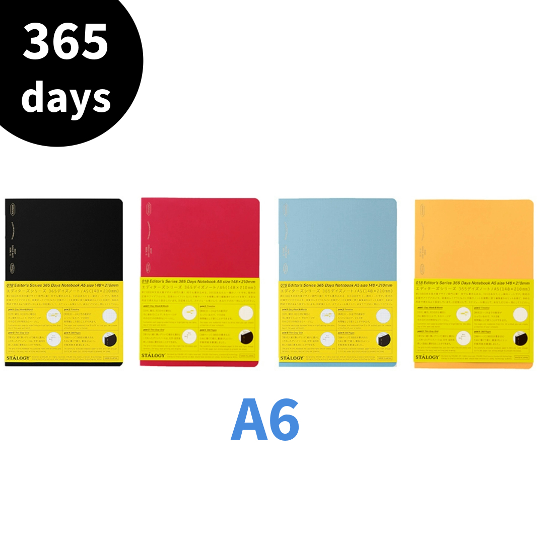 365days 筆記本 方格 A6｜STALOGY 日本