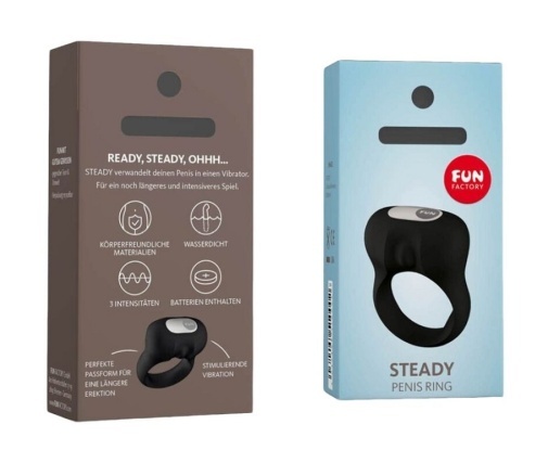 Fun Factory - Steady Vibro Penis Ring - Black