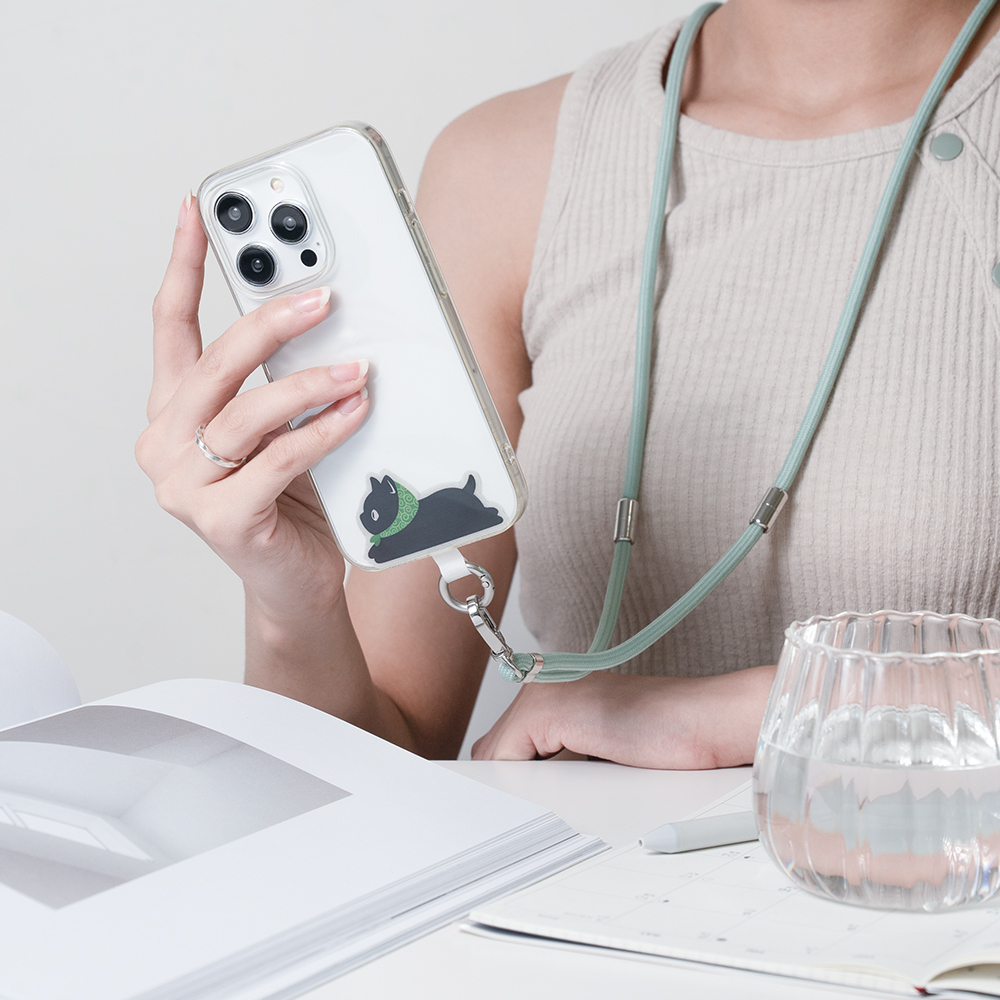 ekax 玩趣造型手機掛繩夾片