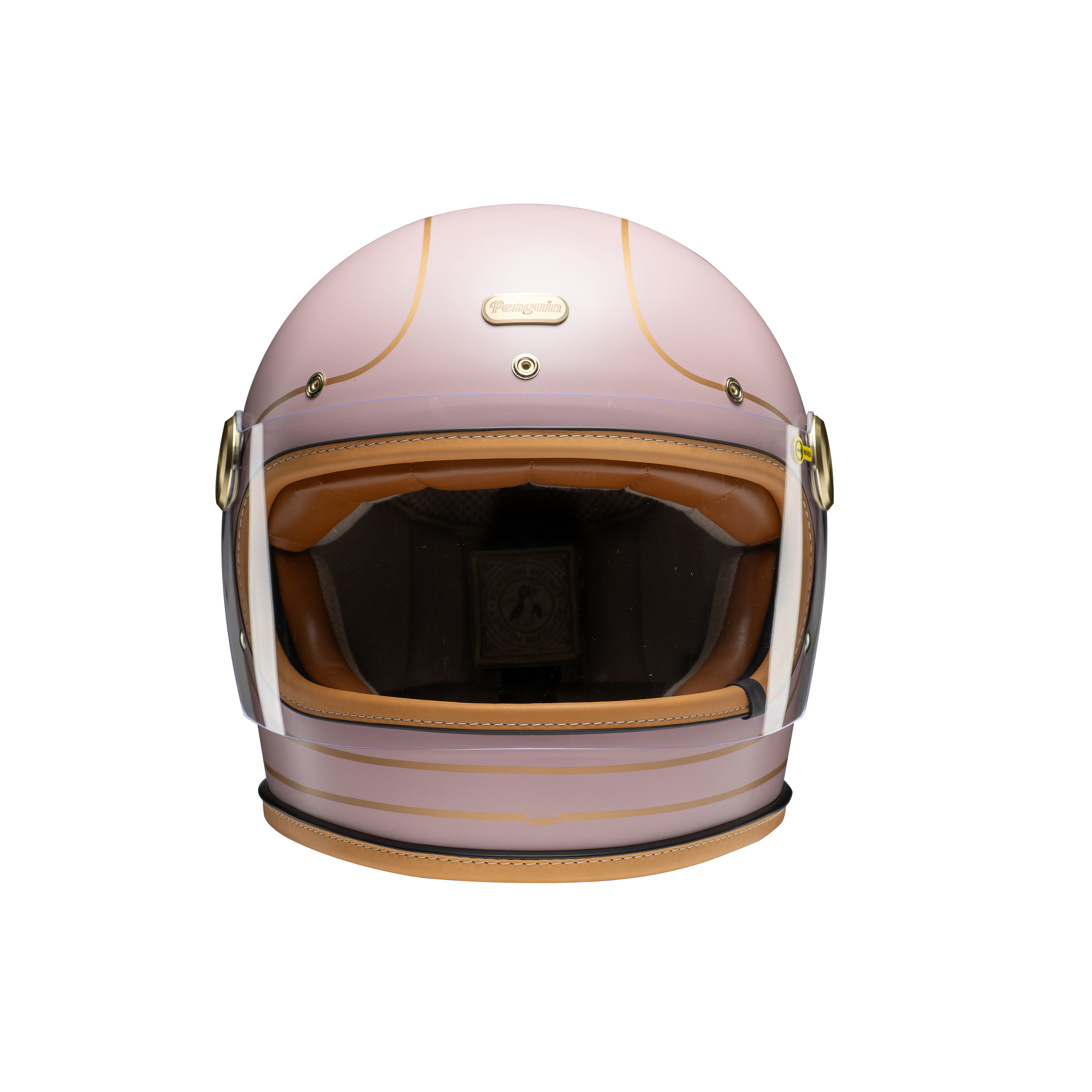 Penguin 大師樂高 金線款 玫瑰石英粉