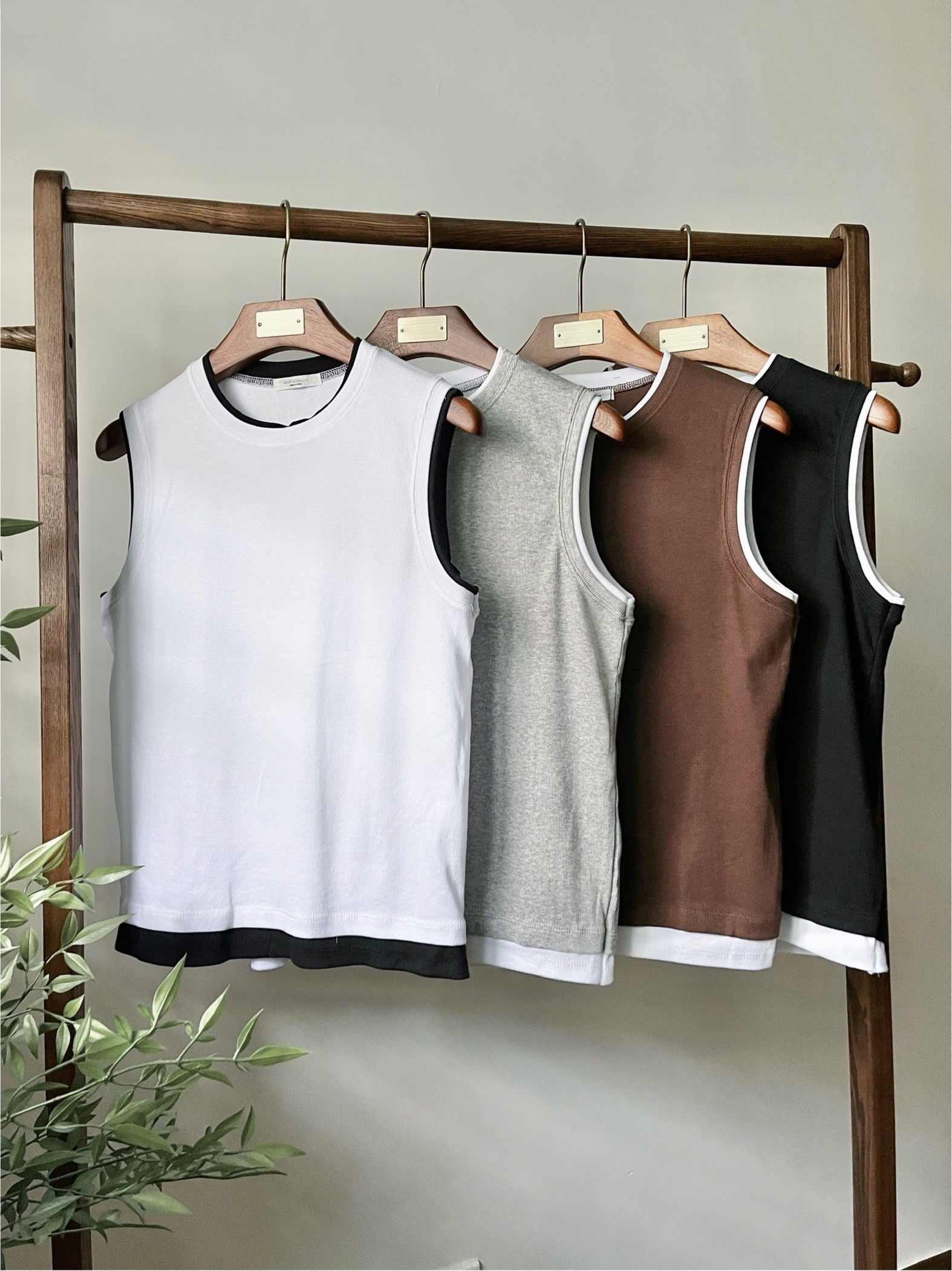 🌿仿兩件 Basic背心