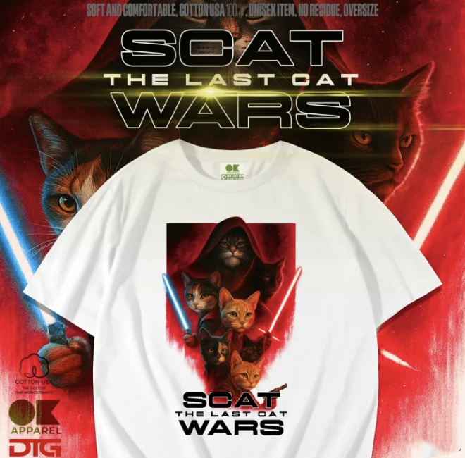 泰國 靚料SCAT WARS TEE（T6 KO691）