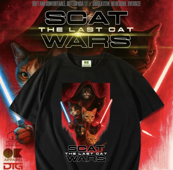 泰國 靚料SCAT WARS TEE（T6 KO691）