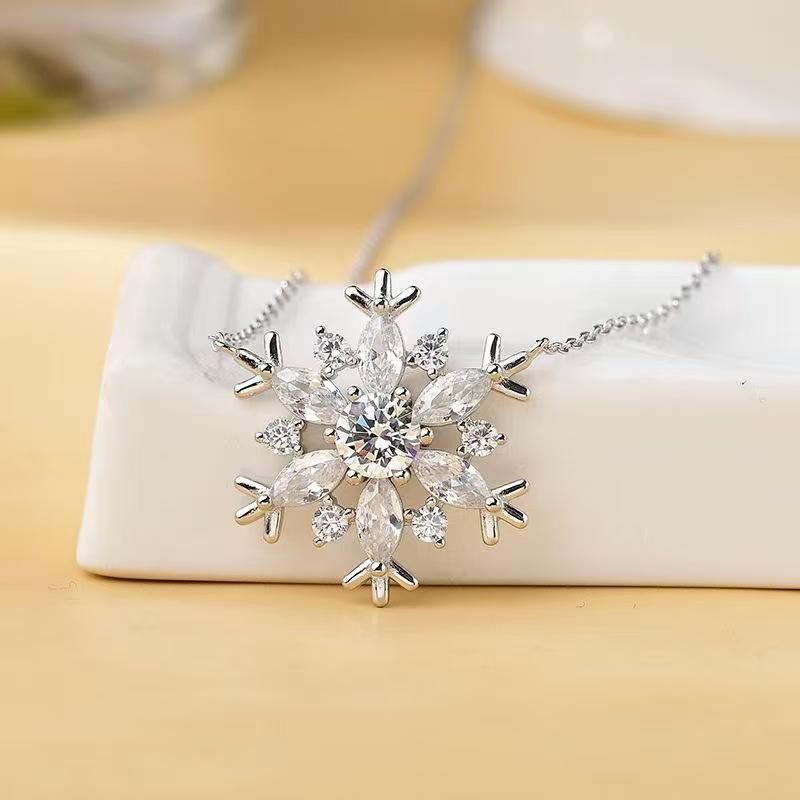 【現貨】LL0612329 莫桑石雪花頸鏈