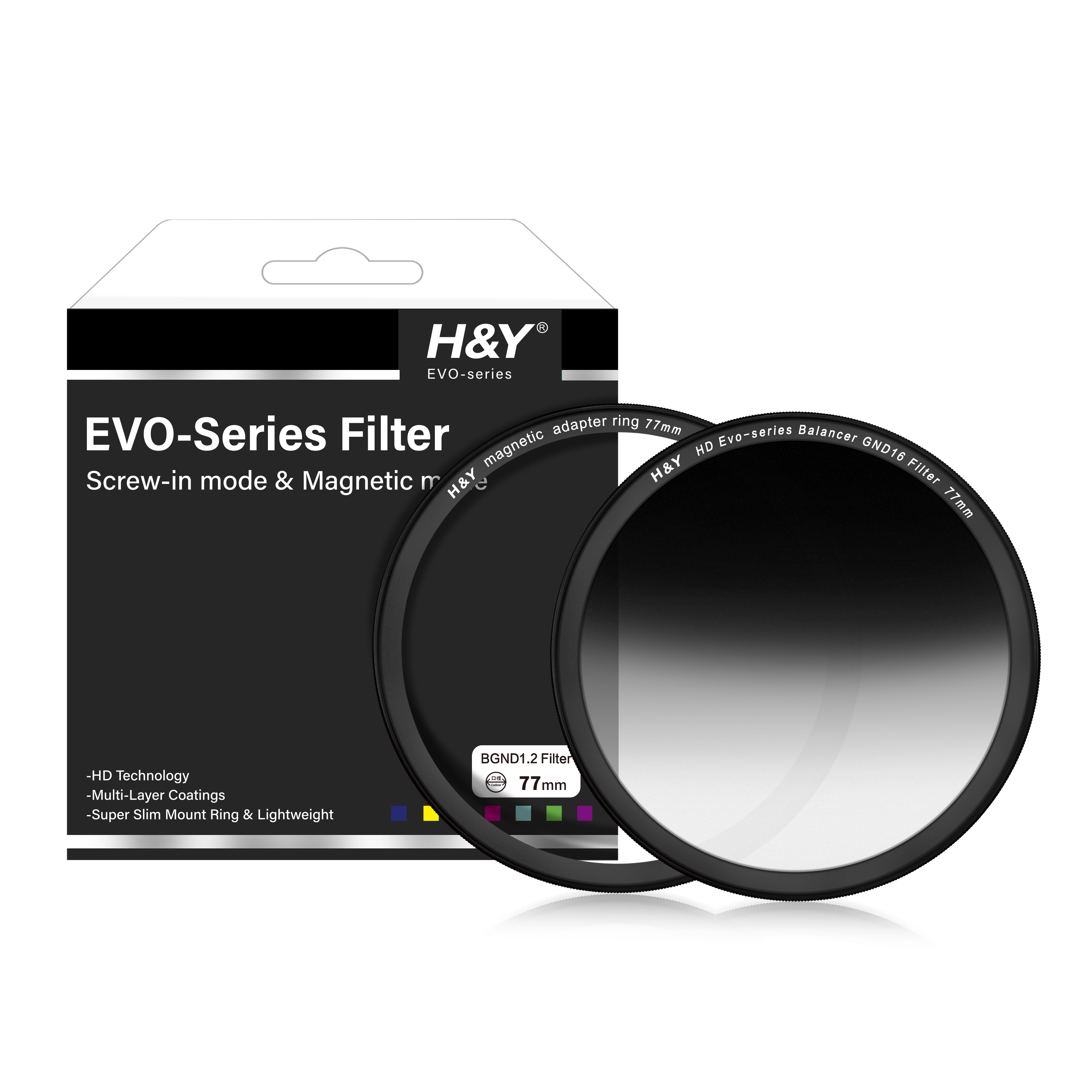 H&Y EVO系列 磁紋二合一 GND16 漸層減光鏡