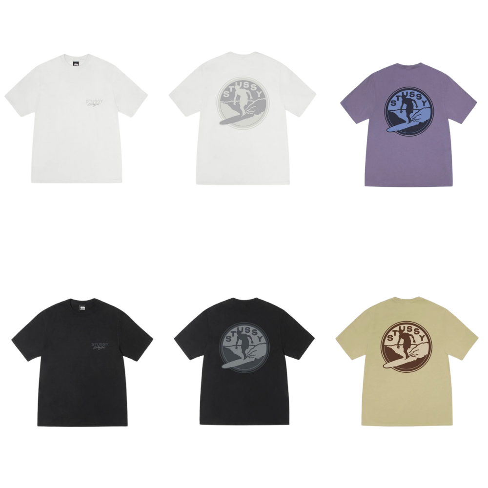 "代購" Stussy 25SS SURF CLUB TEE PIGMENT DYED 衝浪T