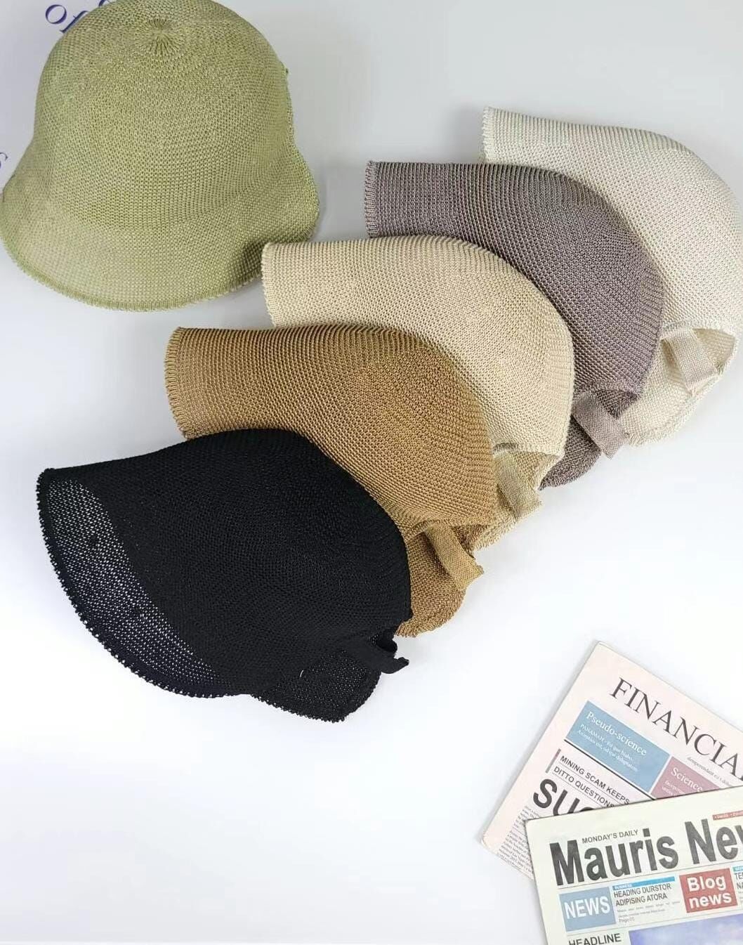 TH4422 純色針織兜帽