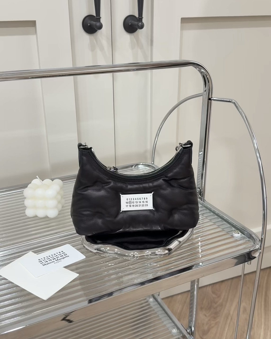 MARGIELA｜GLAM SLAM HOBO 鏈條包 黑色