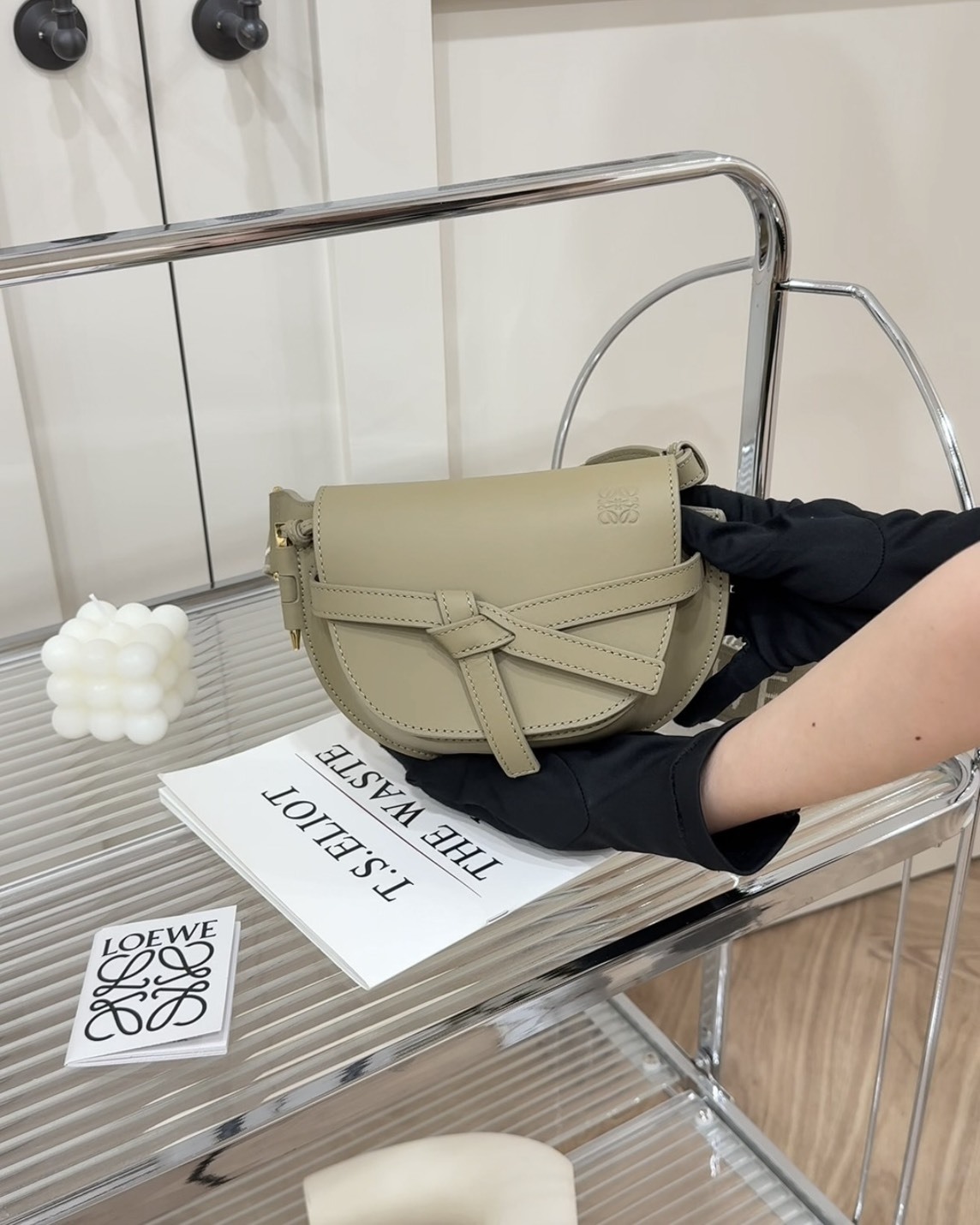 LOEWE｜GATE DUAL 迷你 綠色 21x12.5x9.5cm