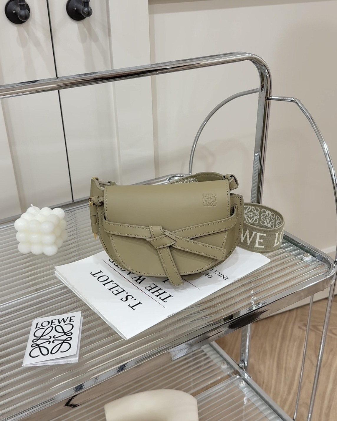 LOEWE｜GATE DUAL 迷你 綠色 21x12.5x9.5cm