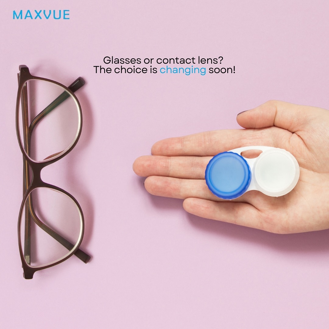 Maxvue Airsoft Multifocal Clear Contact lens 3pcs/Box Free 1 pc  Silicone hydrogel Monthly Disposable , Ready stock 1-2 Days