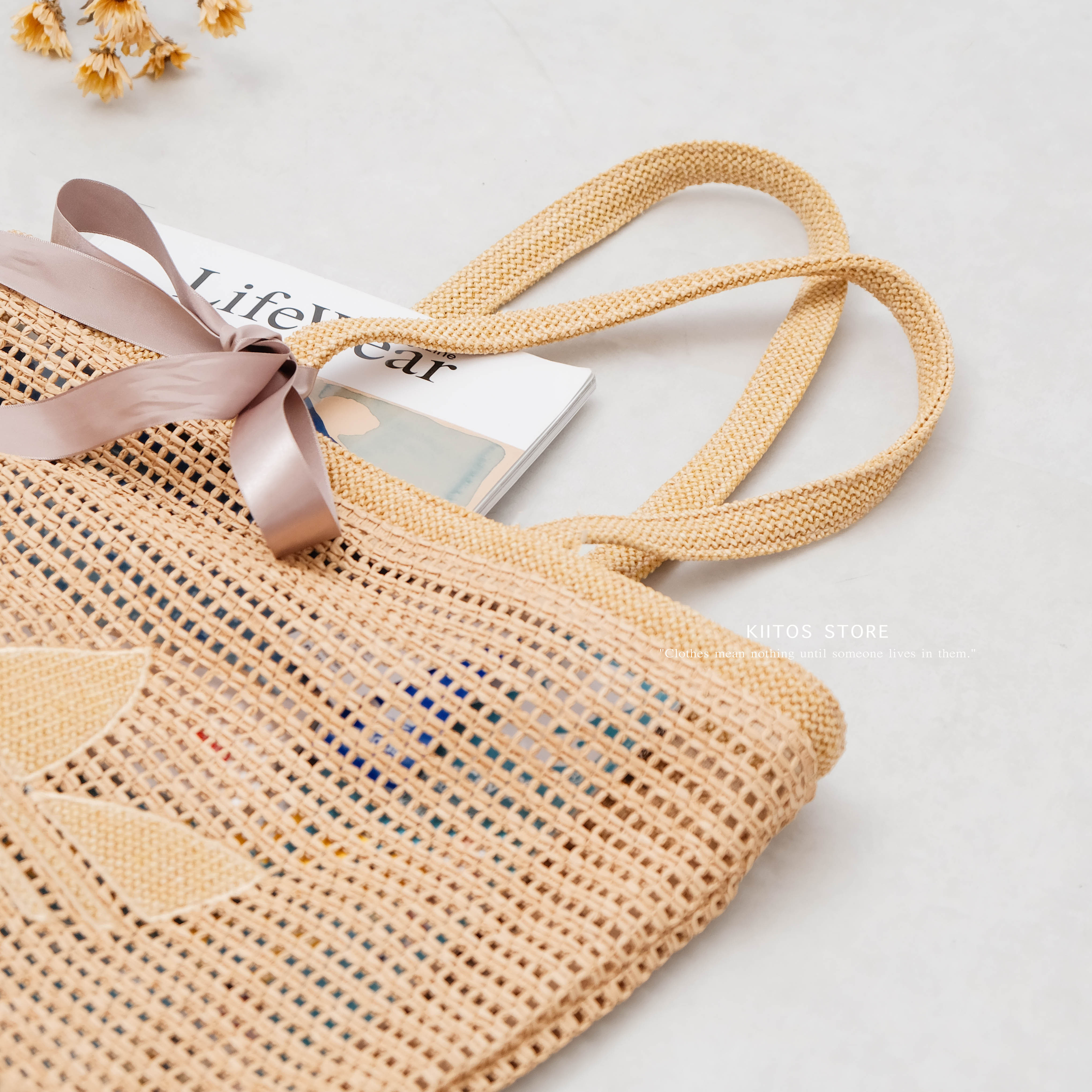 現貨  Adidas Knitting 三葉草 編織 托特包 KC1421