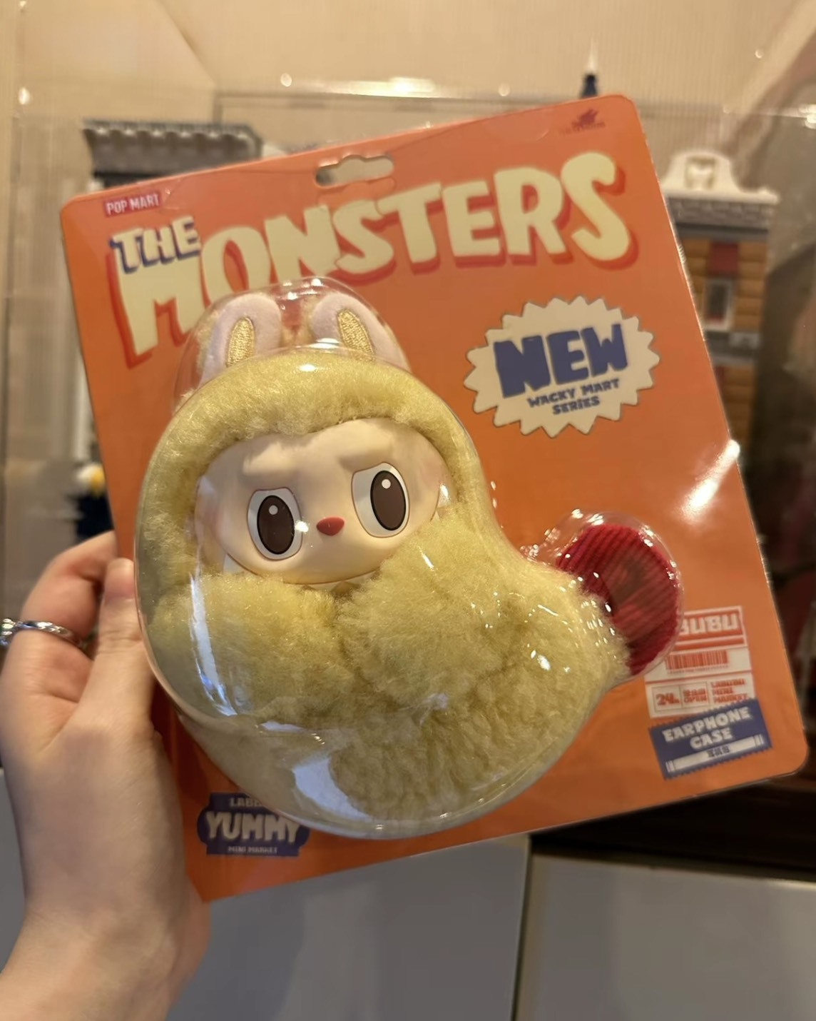 POPMART 泡泡瑪特 THE MONSTERS LABUBU 怪味便利店 炸蝦耳機包