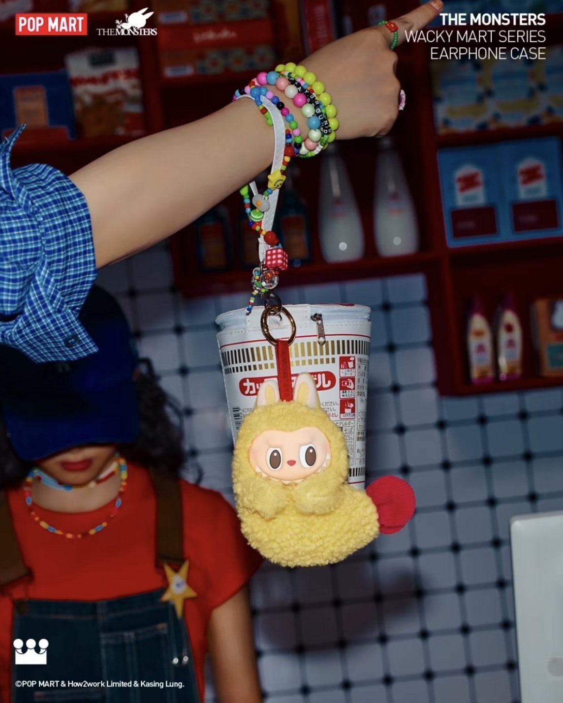 POPMART 泡泡瑪特 THE MONSTERS LABUBU 怪味便利店 炸蝦耳機包