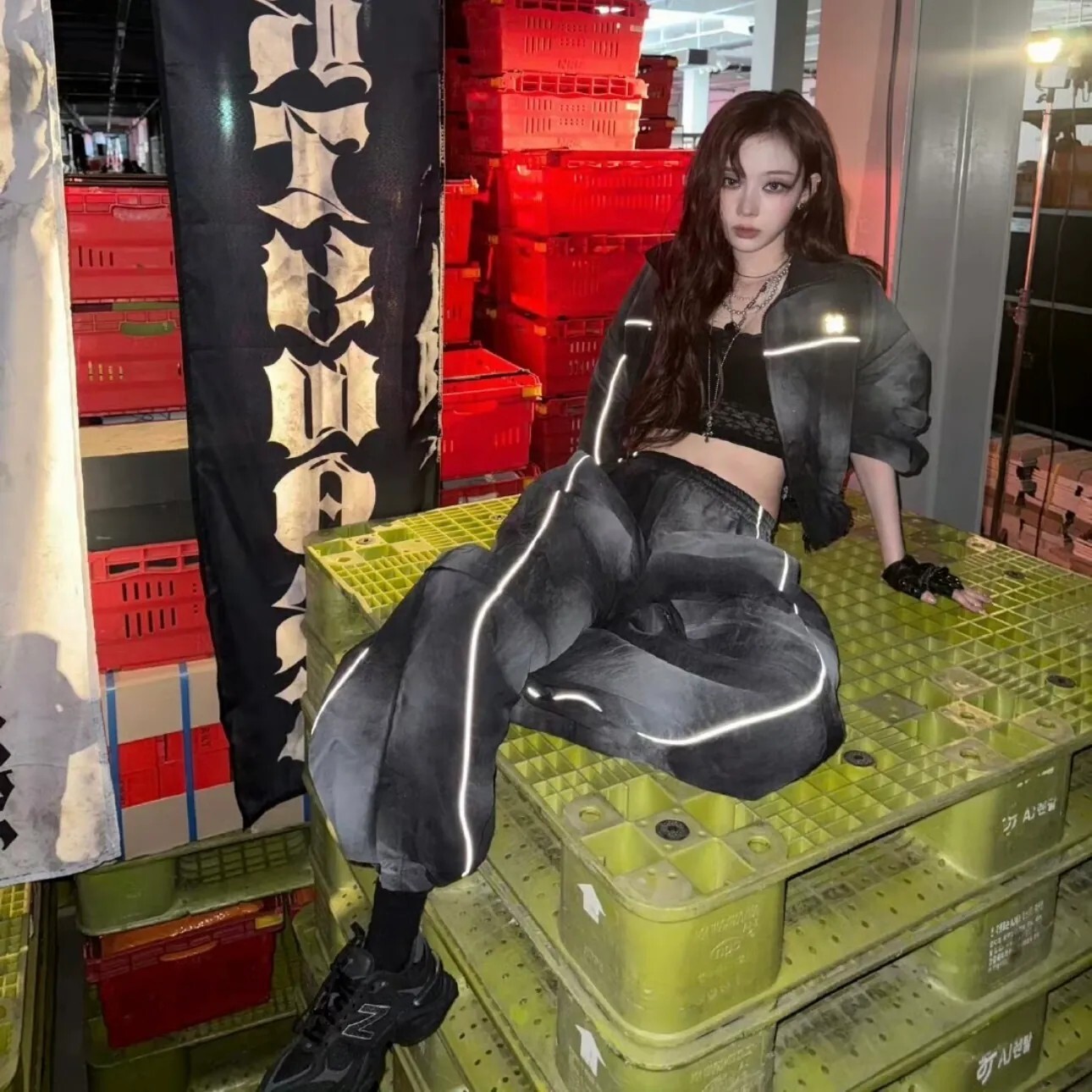 【逢甲FUZZY】New Balance 9060 Aespa Winter 復古 波浪 老爹鞋 增高 全黑 U9060ZGE