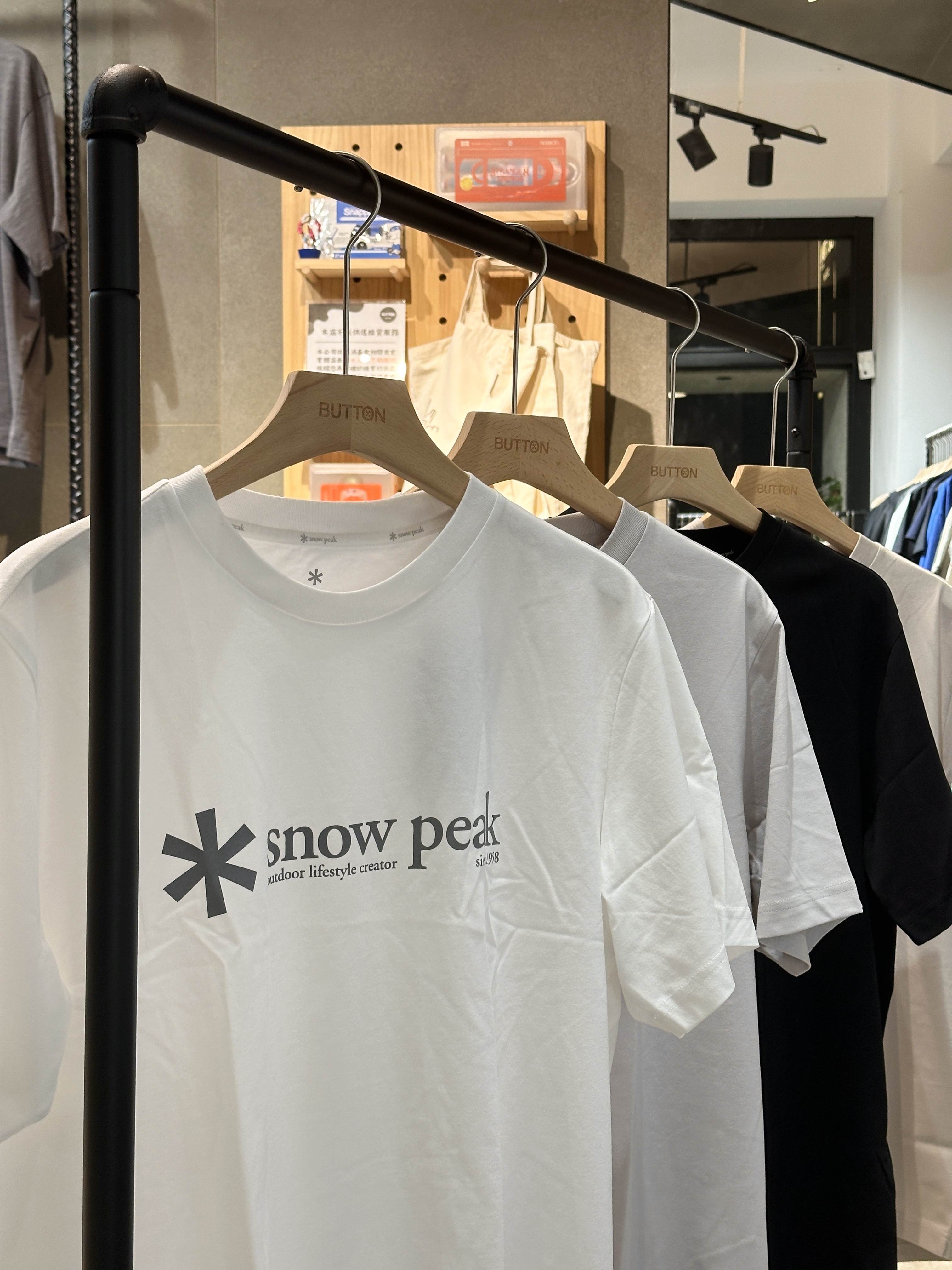 【現貨】snow peak Askin Bog Logo Short Sleeve T-Shirt 男女同款 印花大logo涼感短tee S25MUFTS67