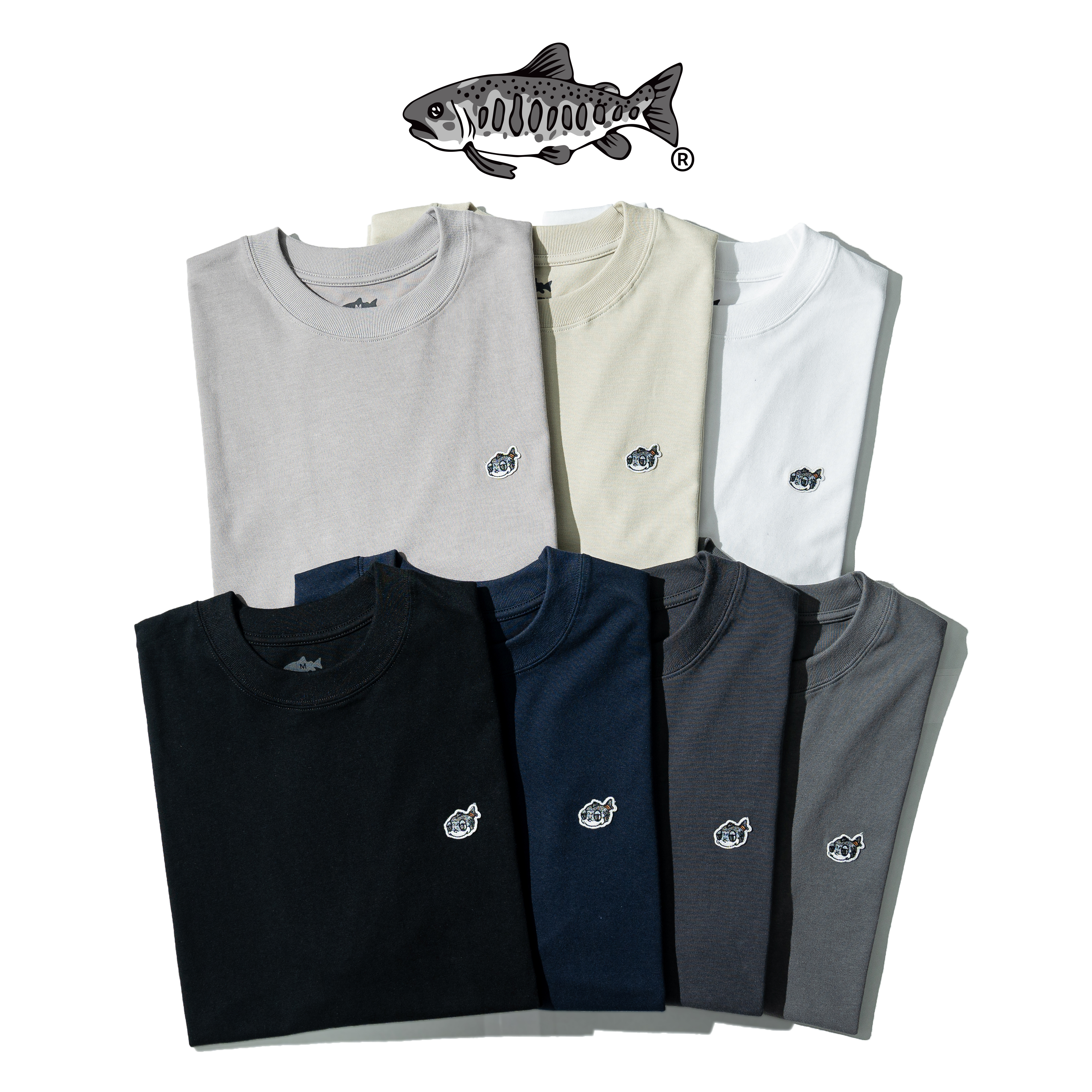 AGILITY Embroidery Logo Heavy Tee 刺繡鮭魚丸 短袖Tee [RS6-LG2]