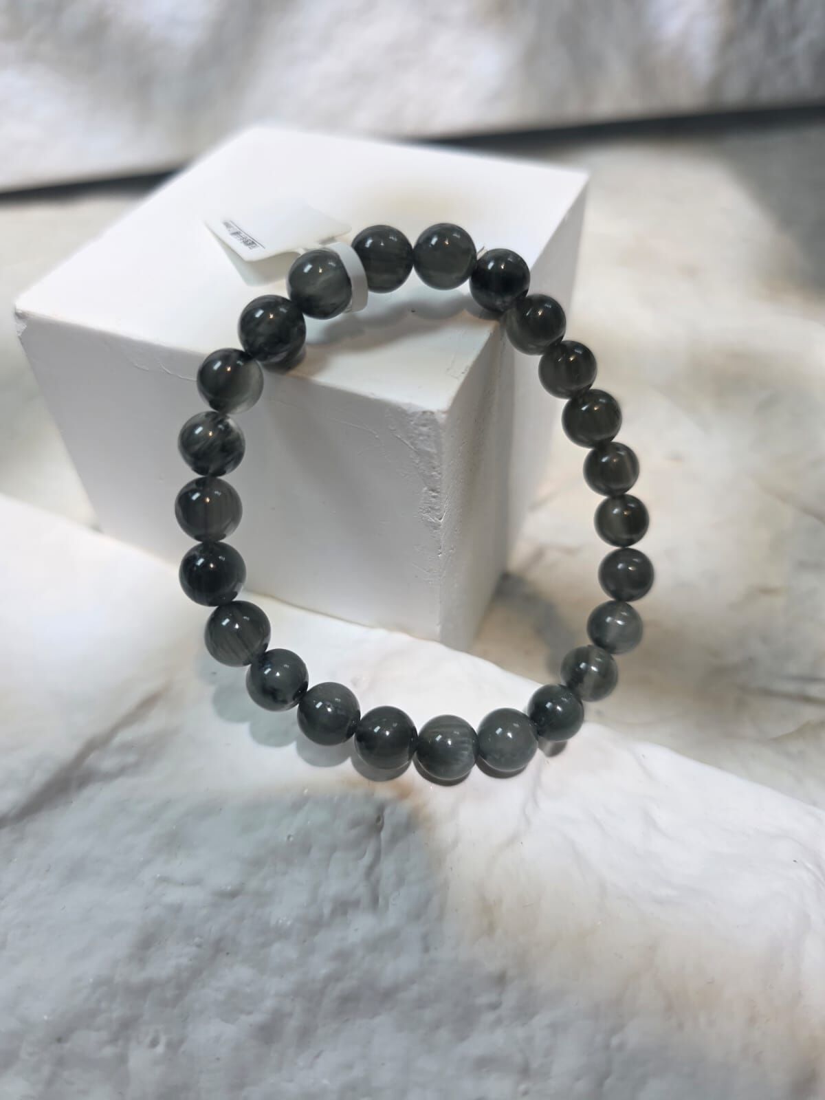 藍兔毛手鏈 7.8mm  (一圖一物)