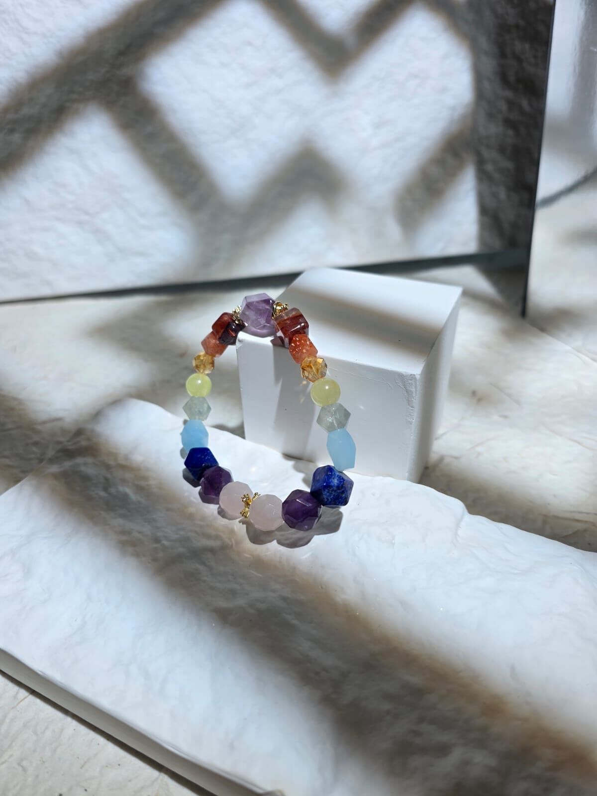 七脈輪手鏈 8-10 mm (一圖一物)