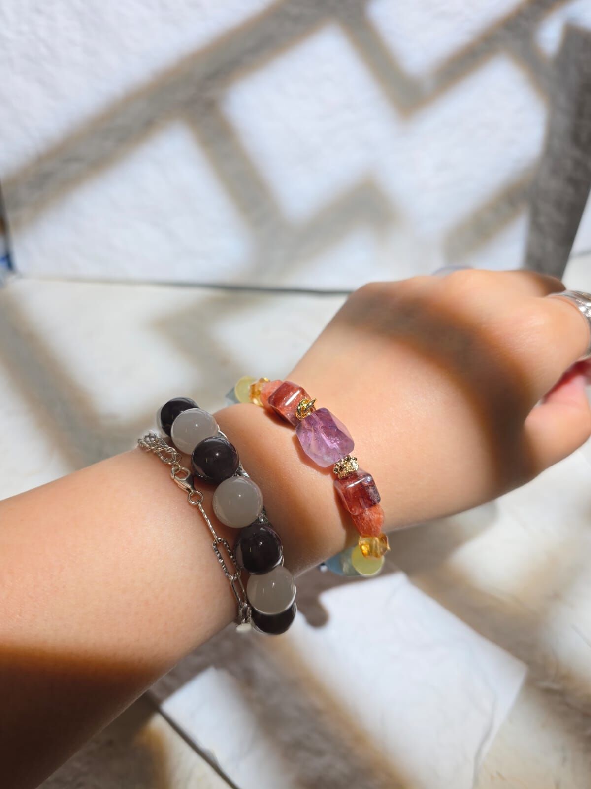 七脈輪手鏈 8-10 mm (一圖一物)