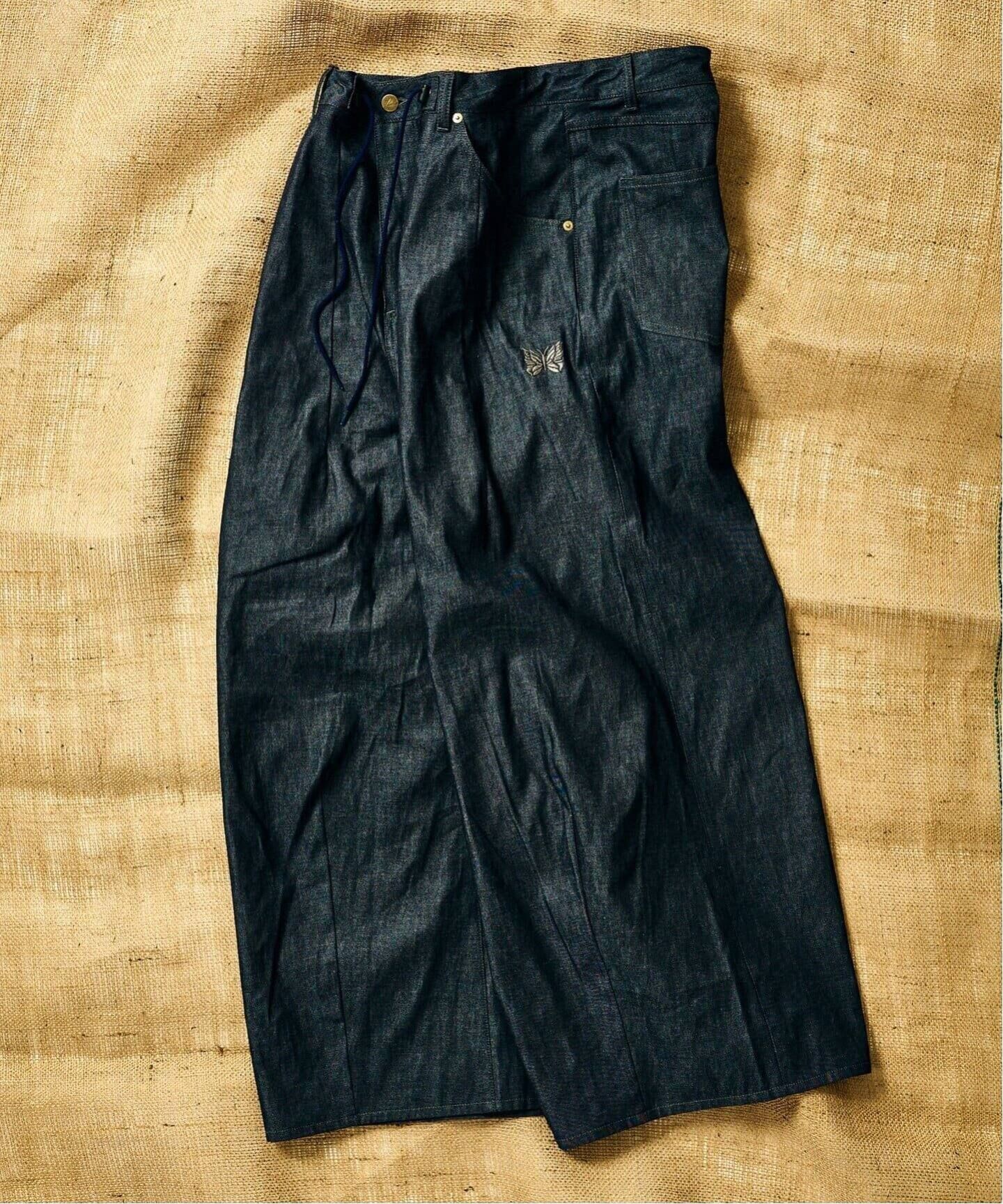 2025SS NEEDLES 417 別注 H.D. Buggy Pant 6oz Denim 寬版 括腿 丹寧 牛仔褲 褲子 現貨 25030313003030