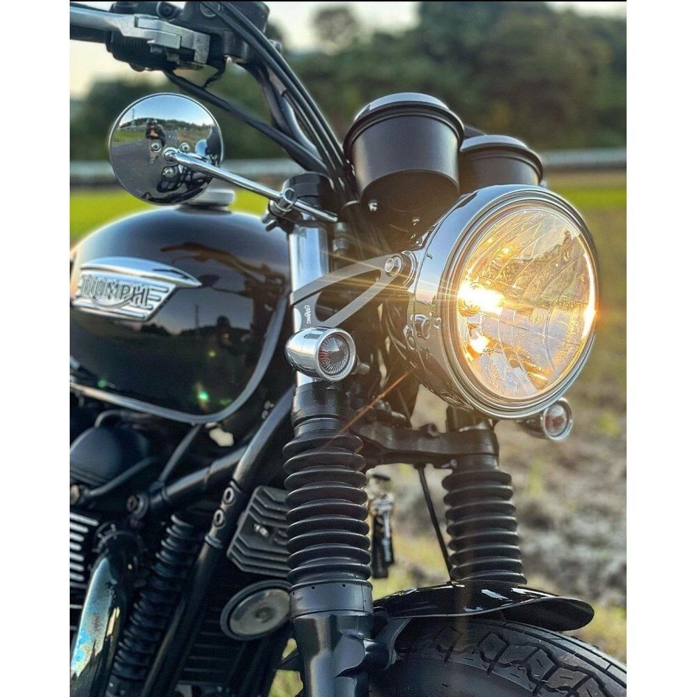 Motone 方向燈 子彈 - 拋光銀