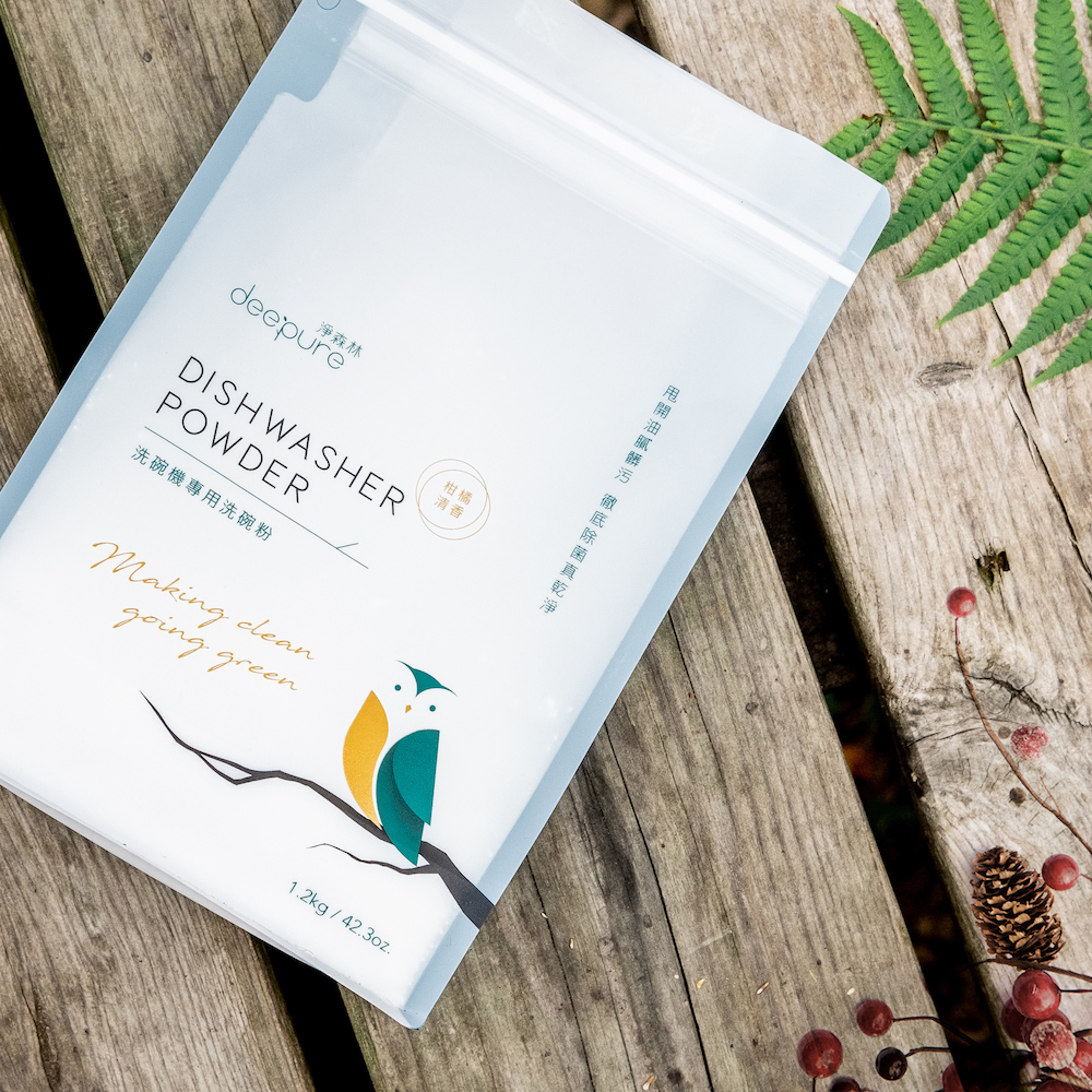 台灣淨森林｜洗碗機專用環保洗碗粉 1.2 KG｜毛孩小孩可用！