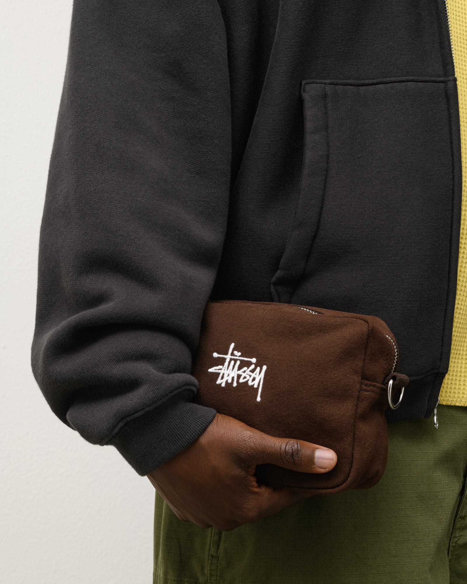 2025AW STUSSY CANVAS SIDE POUCH 水洗 帆布 包包 側背包 現貨 134255