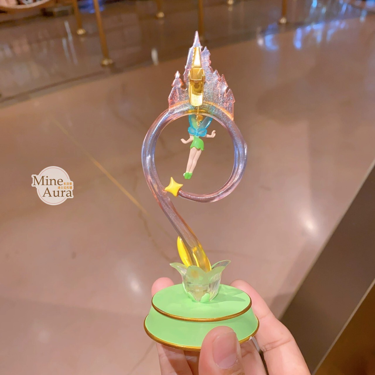 奇妙8周年系列 奇妙仙子 Tinker Bell 場景 造型 相片夾 擺飾品 小飛俠 彼得潘 Peter Pan-上海迪士尼樂園
