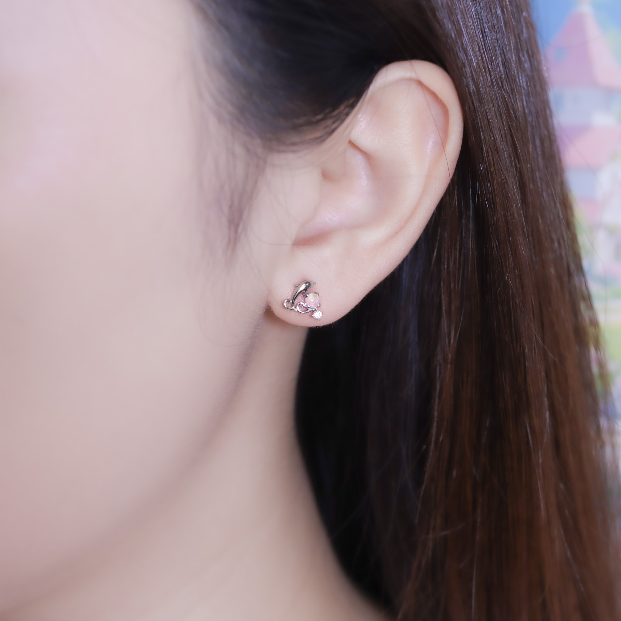 | 925純銀・白金 | 海洋童話耳環 | EA0993 |