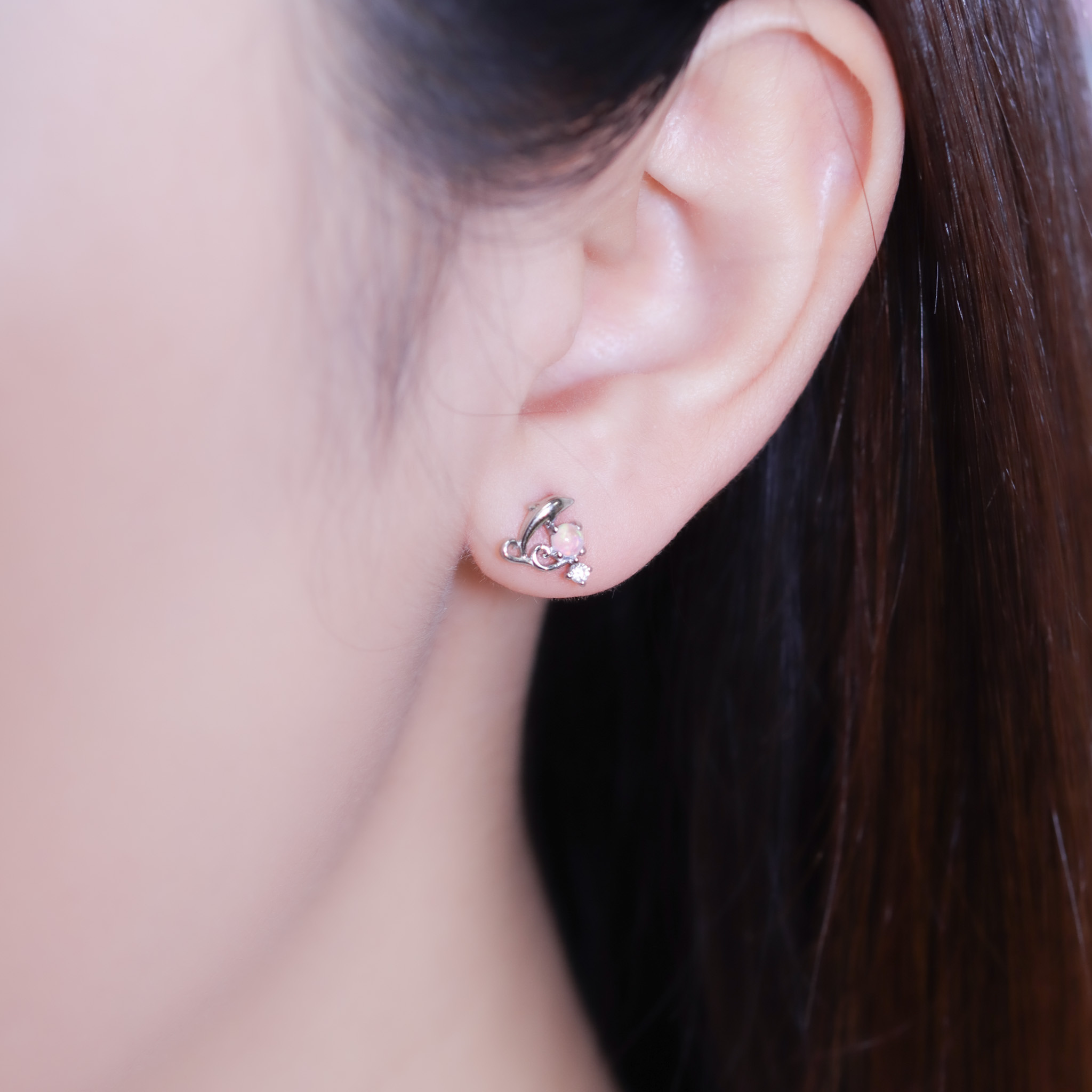 | 925純銀・白金 | 海洋童話耳環 | EA0993 |