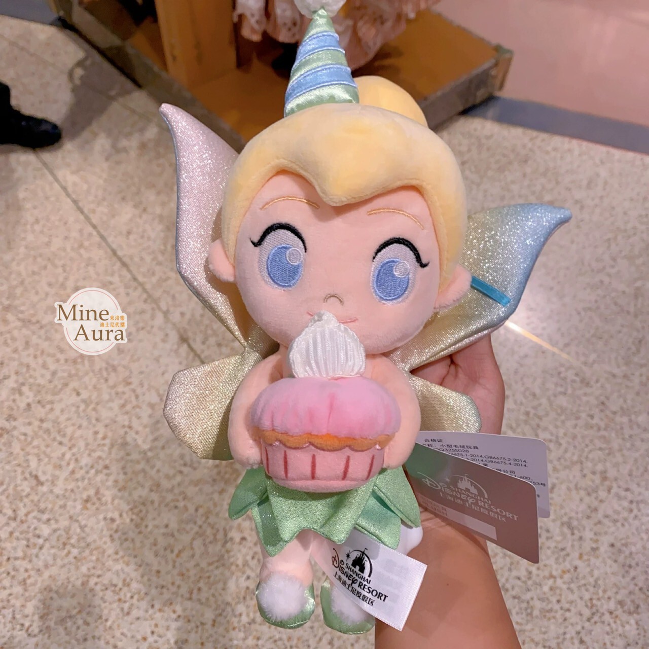 奇妙8周年系列 奇妙仙子 Tinker Bell 絨毛 娃娃 玩偶 小飛俠 彼得潘 Peter Pan-上海迪士尼樂園