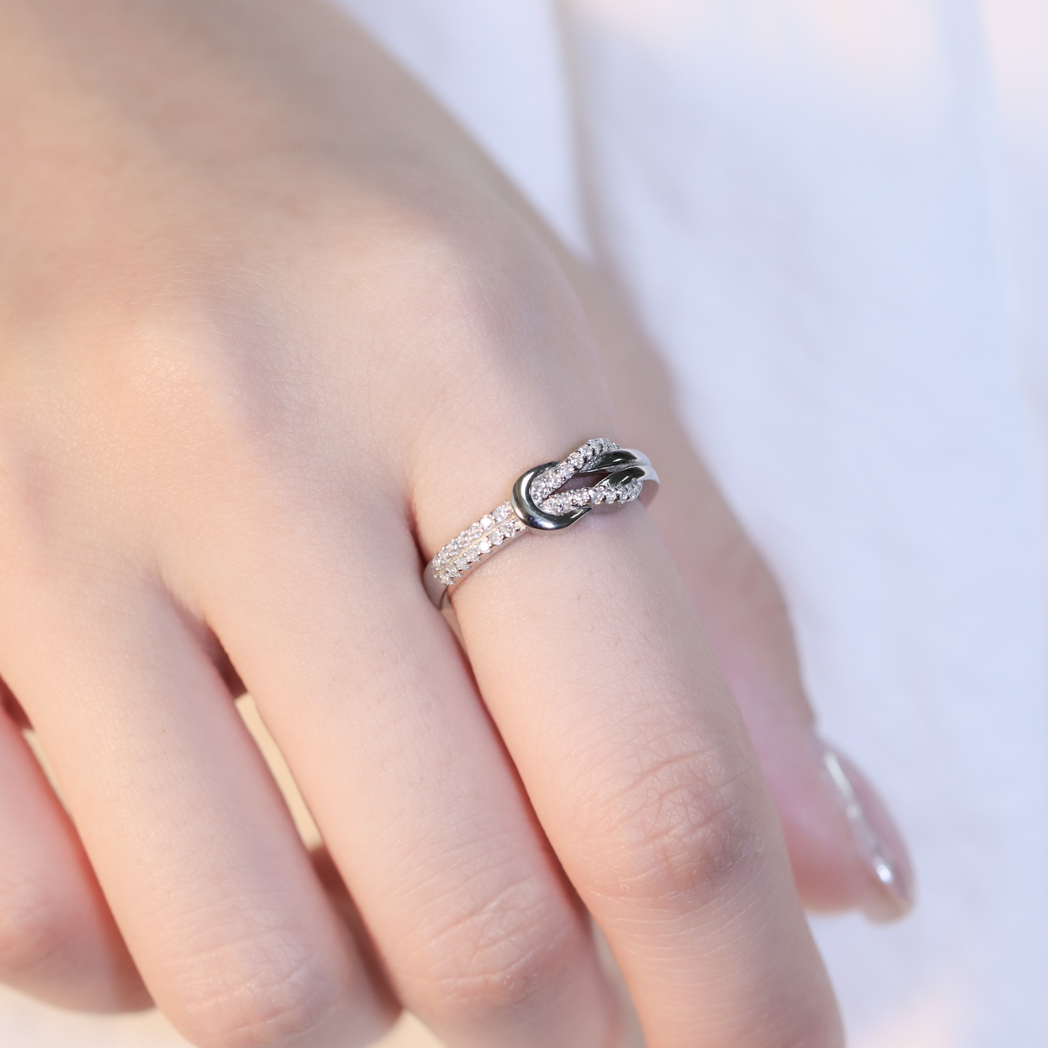 | 925銀 | 無止境小結戒指 | RI0877 |