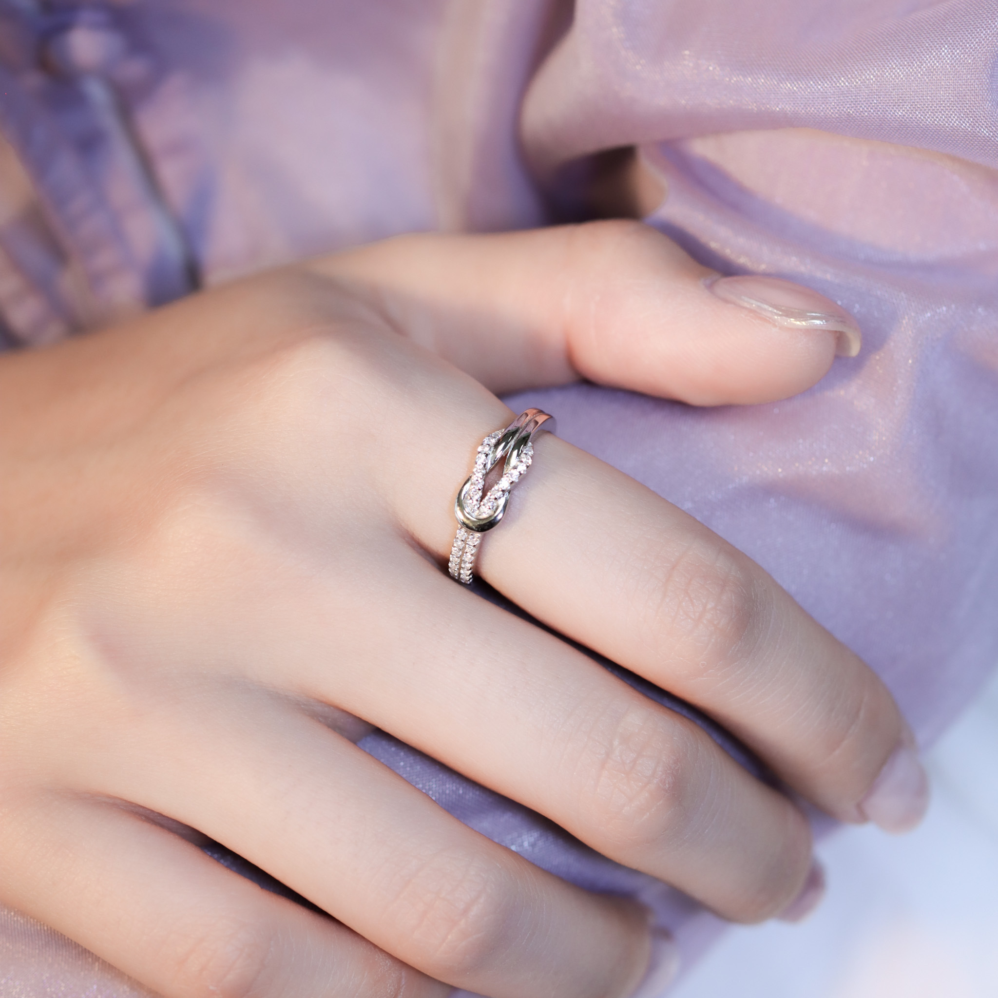 | 925銀 | 無止境小結戒指 | RI0877 |