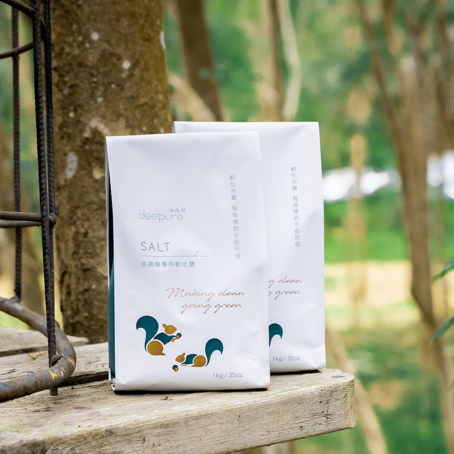 台灣淨森林｜洗碗機專用高純度軟化鹽 1KG｜減低水垢必入手！