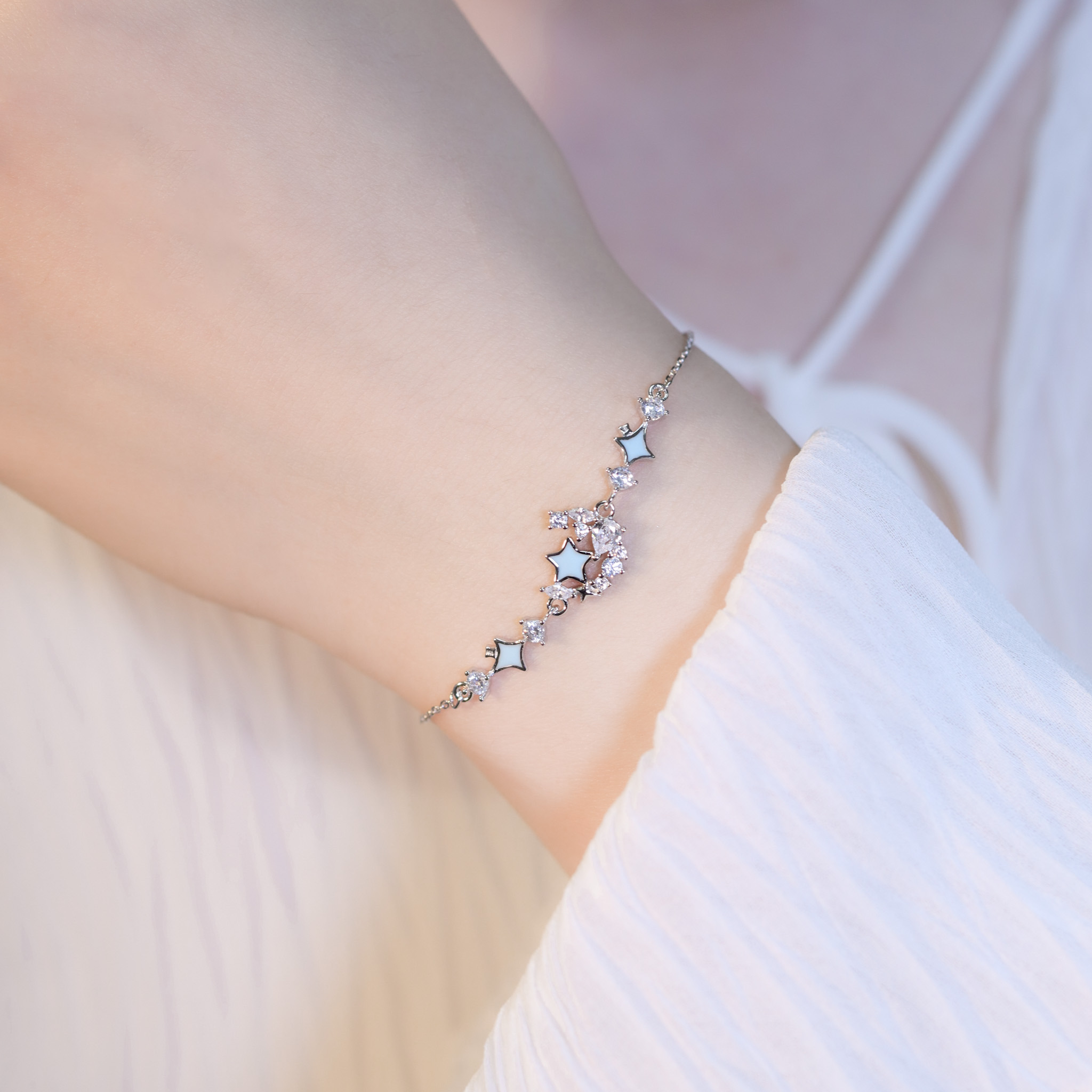 | 925純銀・白金 | 有趣的陪伴手鏈 | BR1336 |