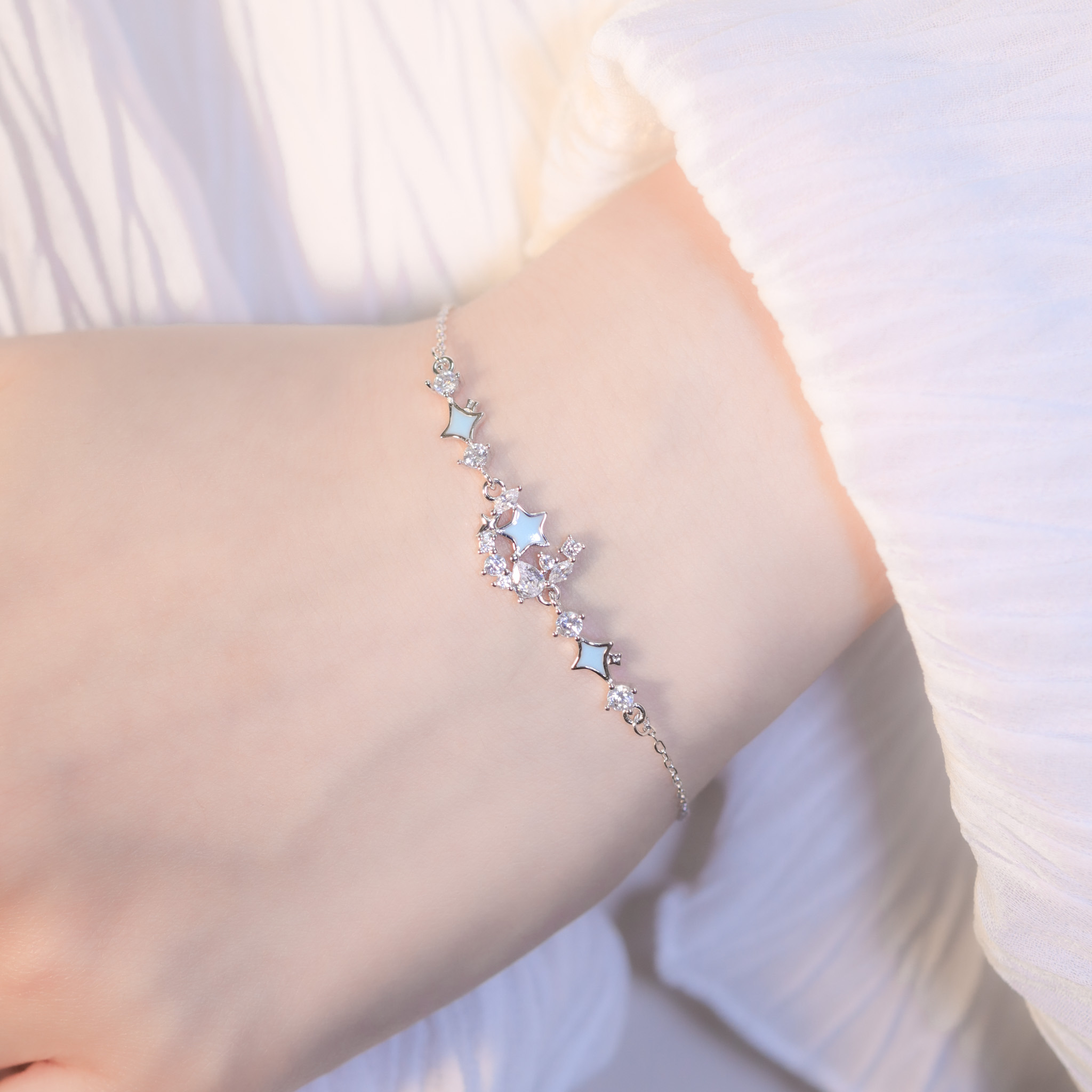 | 925純銀・白金 | 有趣的陪伴手鏈 | BR1336 |