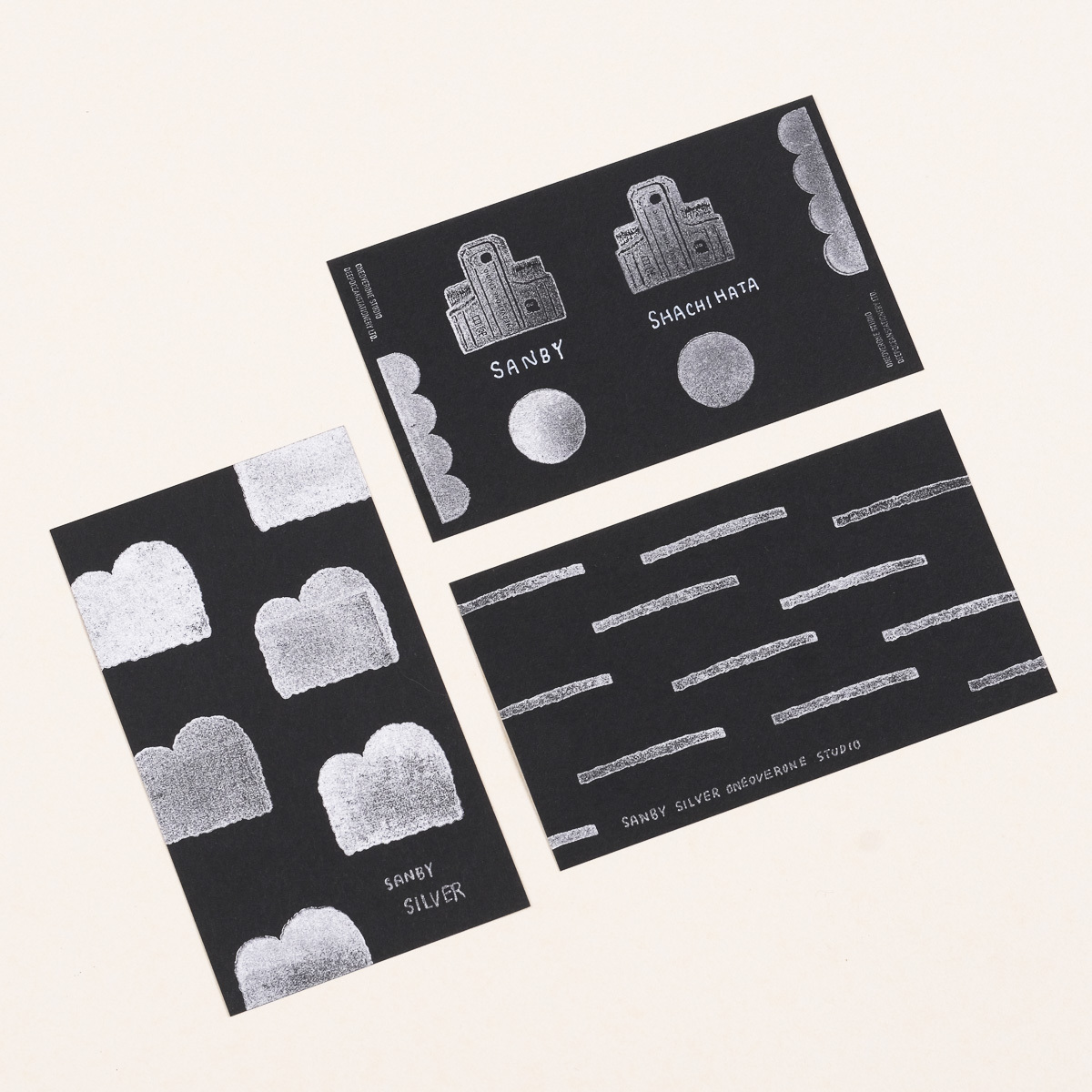 【SANBY × eric 聯名印台 2025】銀色 油性印台｜SANBY / JAPAN